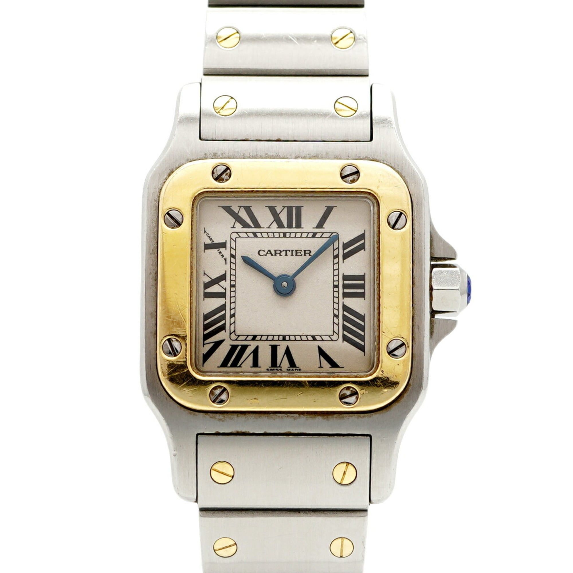 Cartier Santos Galbee SM W20012C4 Ivory Dial Women's Watch