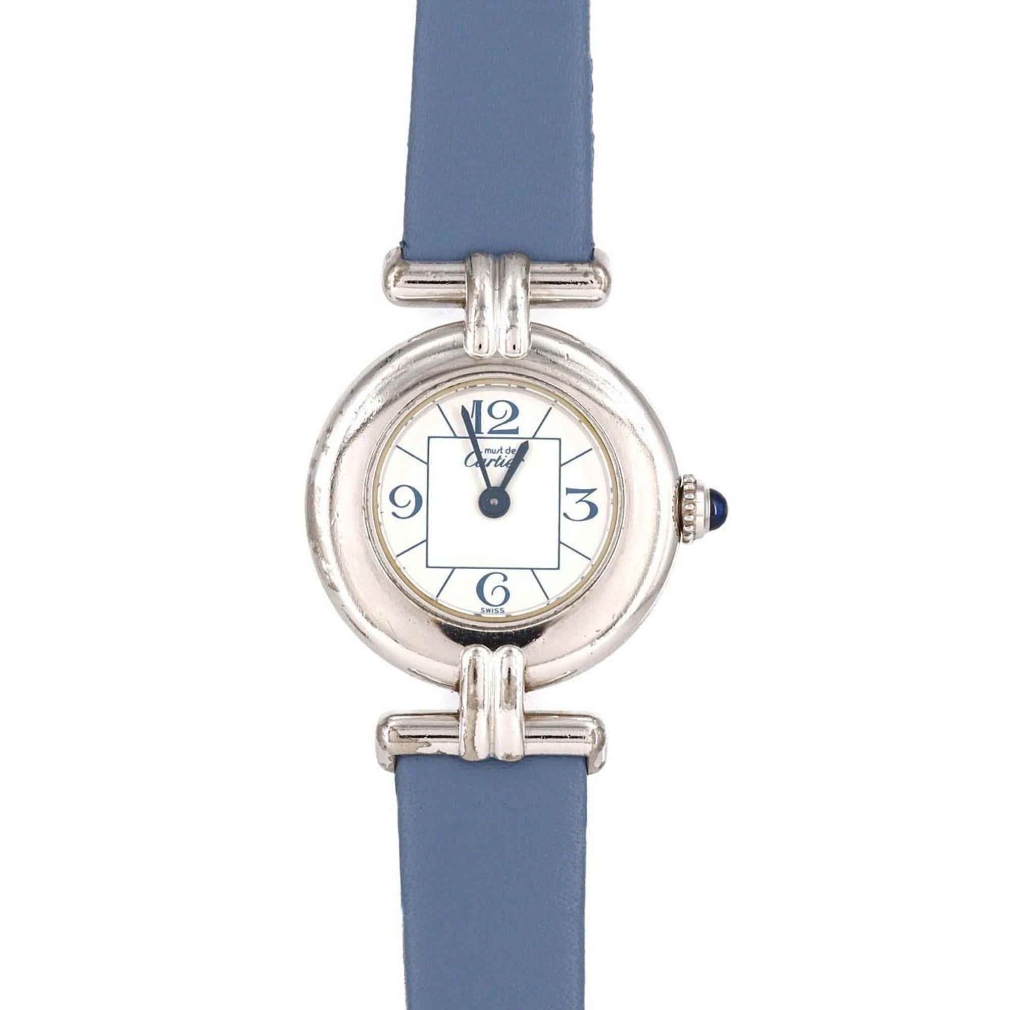 Cartier Must Colisee SM W1011455 Silver Quartz Watch