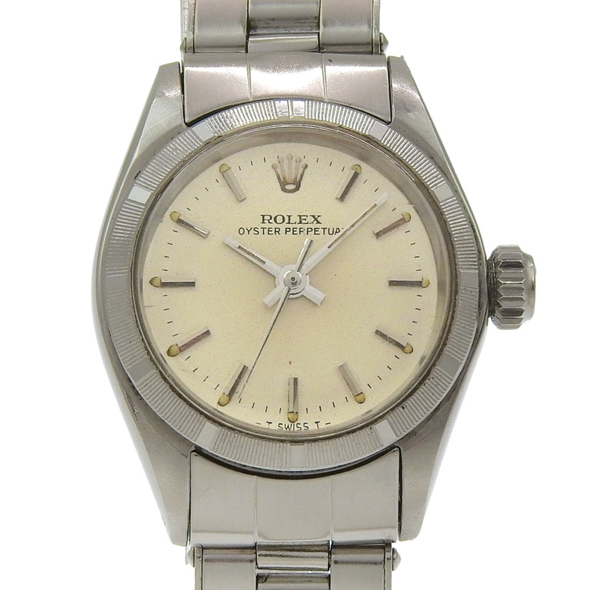 Rolex Oyster Perpetual Watch, caliber 1161 6618, stainless steel, 1965, automatic, analog display, s