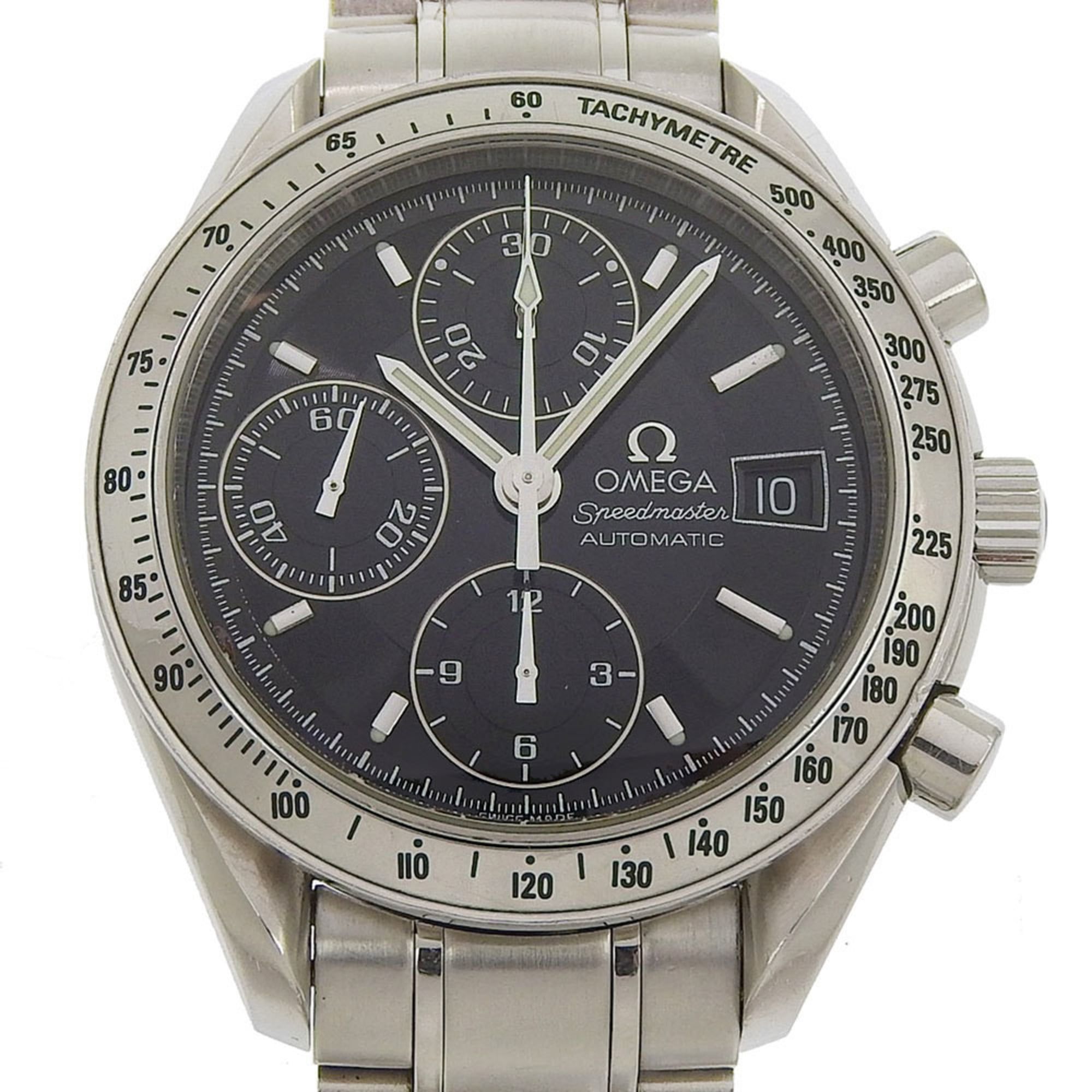 OMEGA Speedmaster Watch, Caliber 1152, 3513.50, Stainless Steel, 1998, Black Automatic Chronograph,