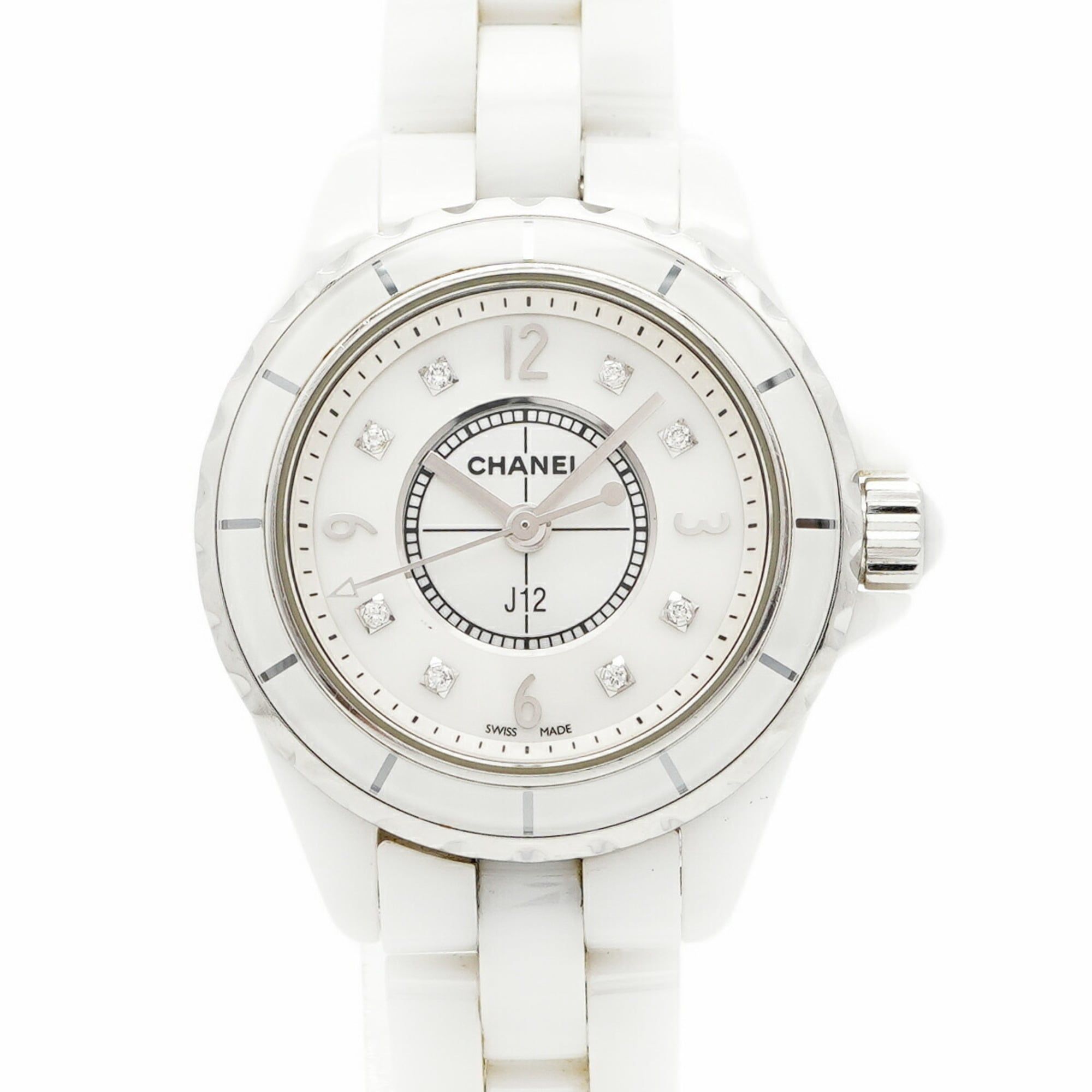 Chanel J12 H2570 White Dial Women's Watch
