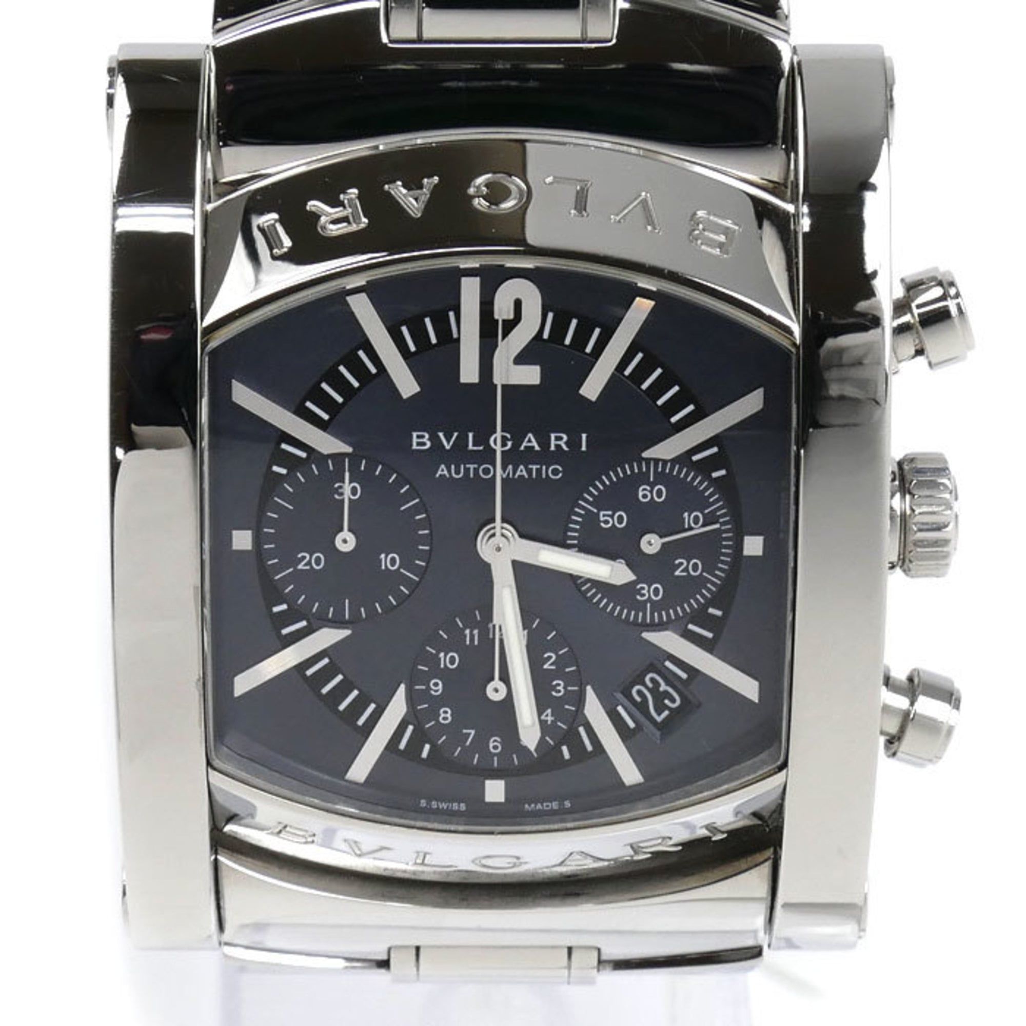 BVLGARI Assioma Chronograph Automatic Watch AA48SCH Men's