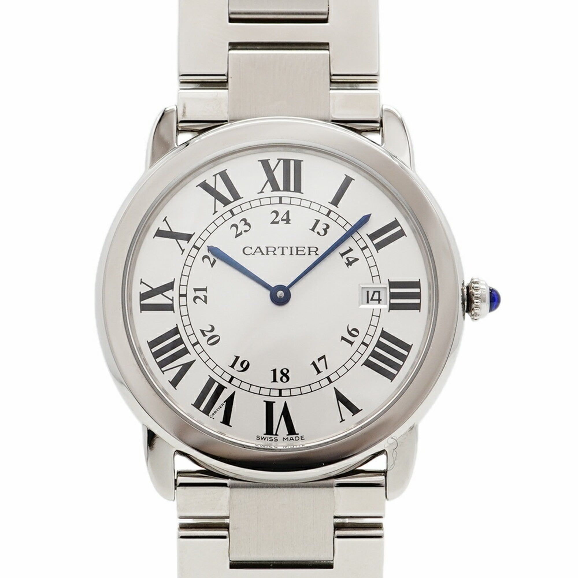 Cartier Rondo Solo 2934 Silver Dial Men's Watch