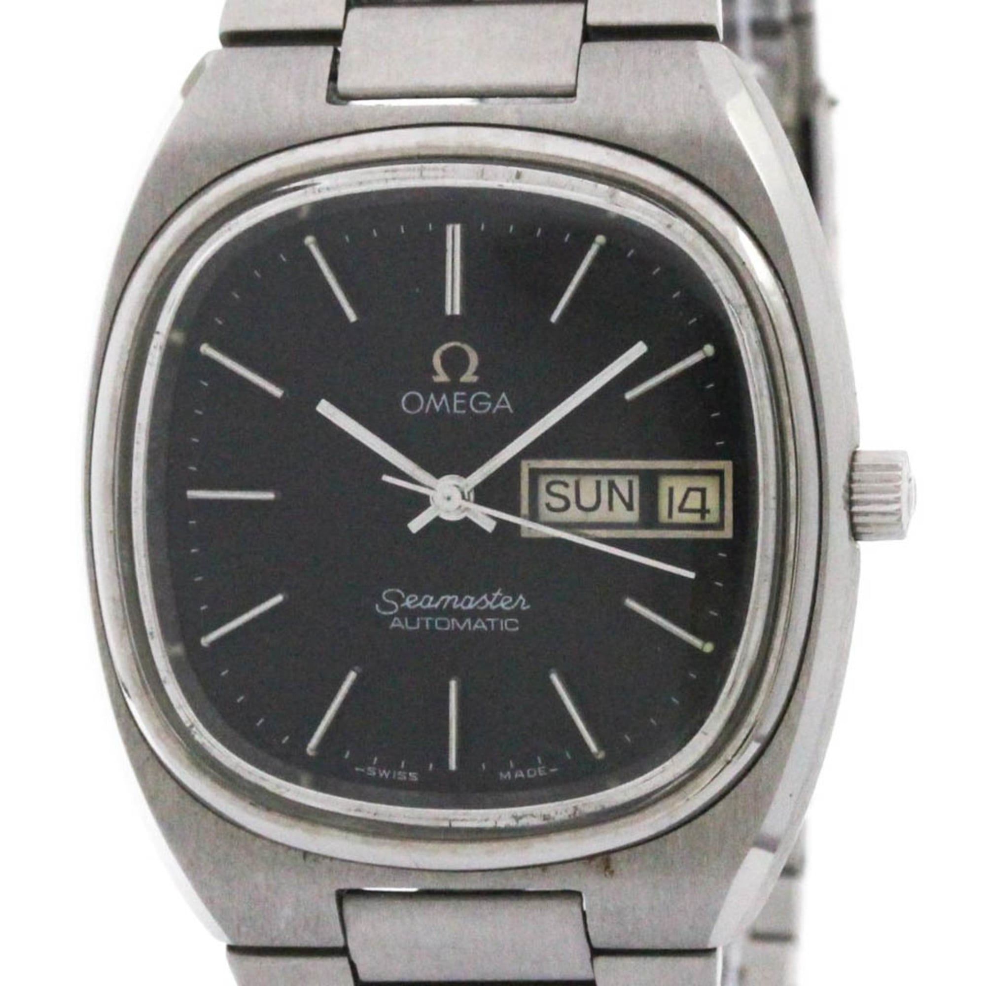 OMEGA Seamaster Day Date Cal.1020 Steel Mens Watch 166.0216 Vintage