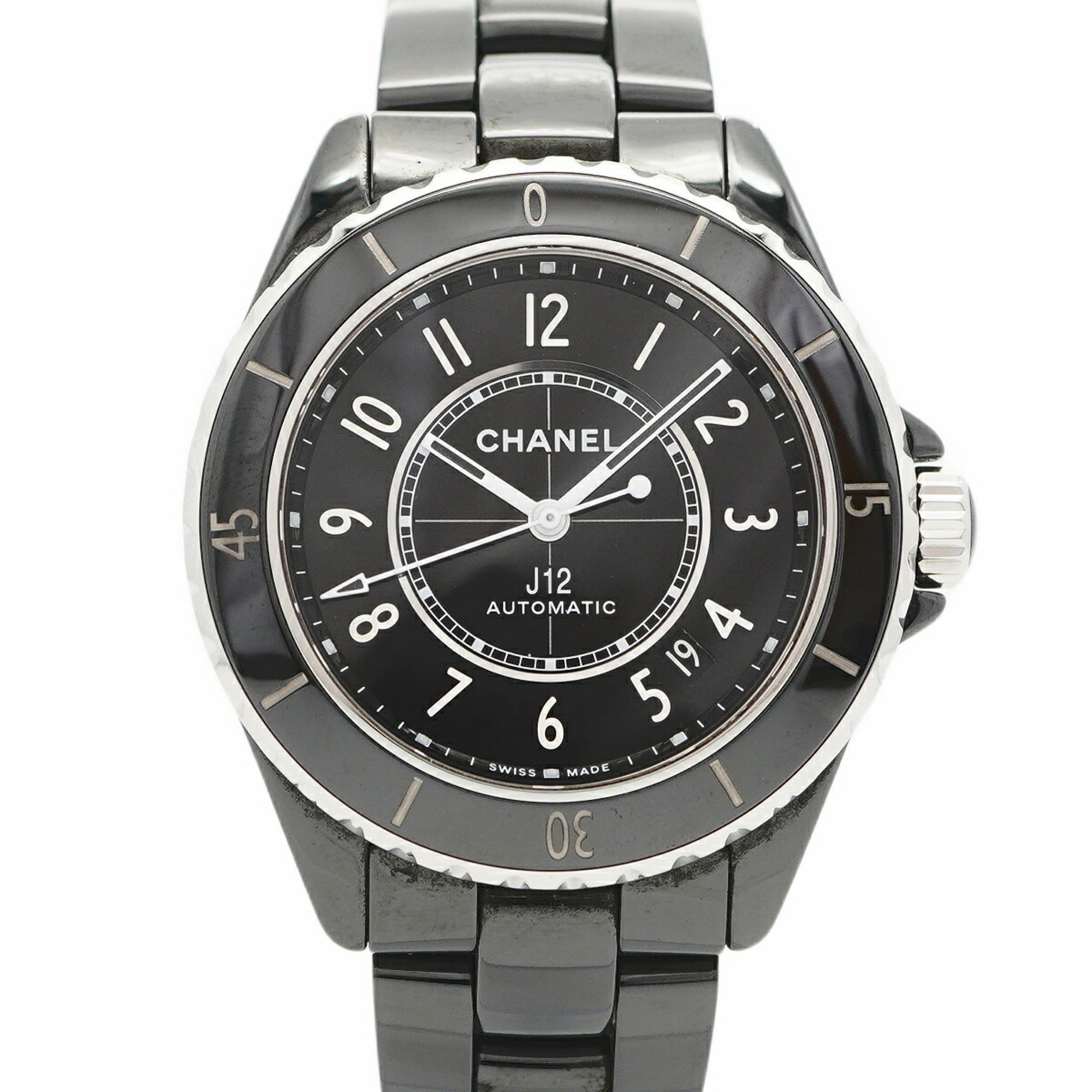 Chanel J12 H5697 Black Dial Men's Watch