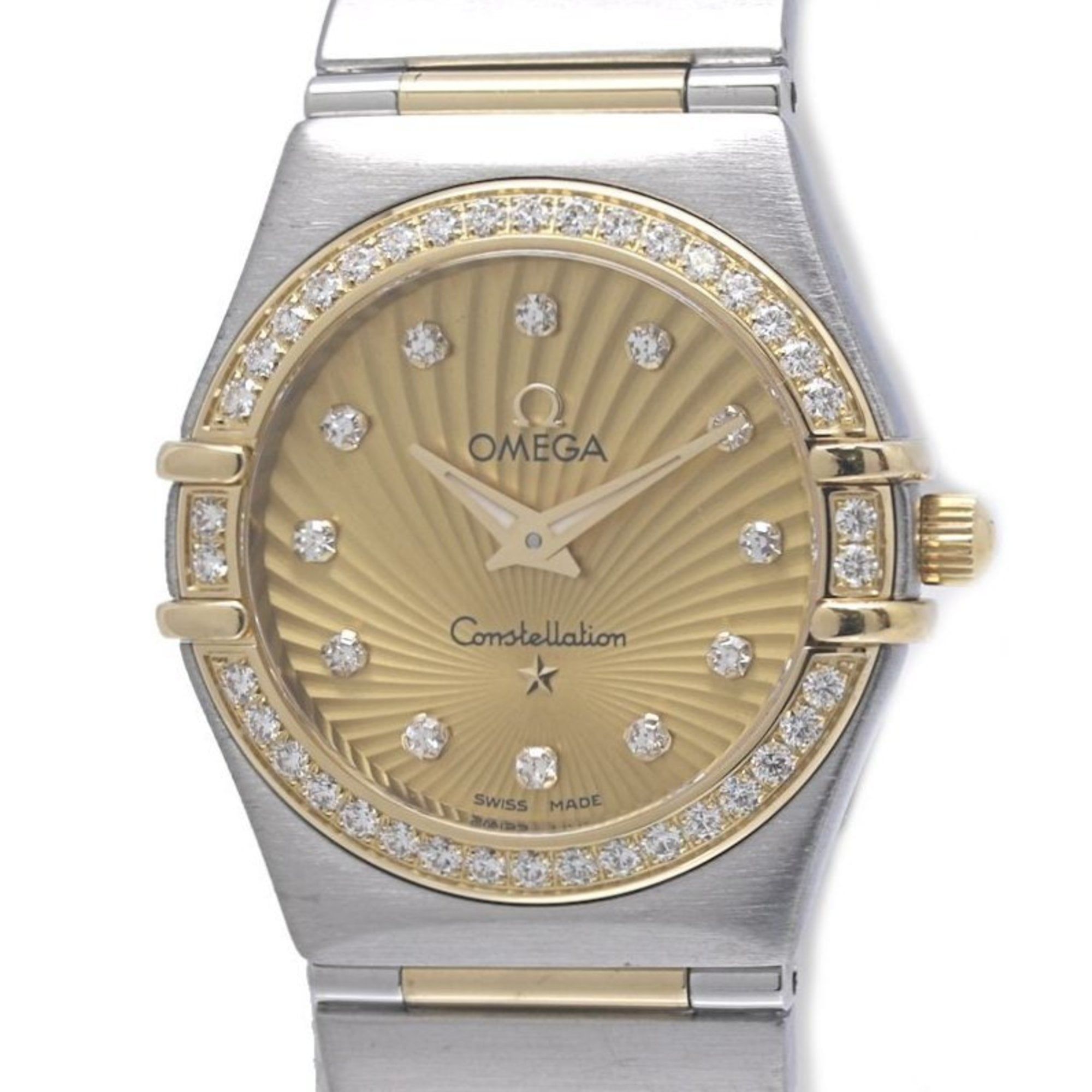 OMEGA Constellation Diamond Bezel 160th Anniversary Model 111.25.26.60.58.001 Women's Watch 18KYGxSS