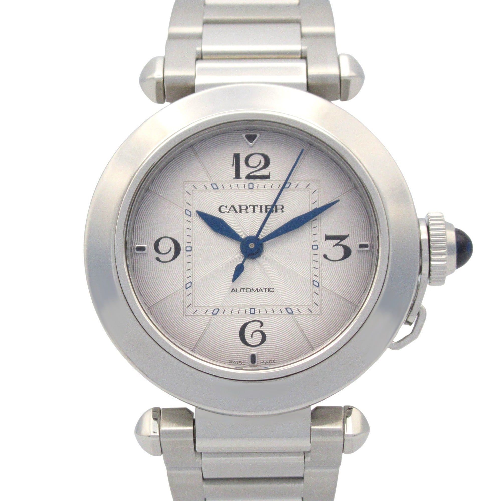 CARTIER Pasha Watch Stainless Steel Boys Silver WSPA0013