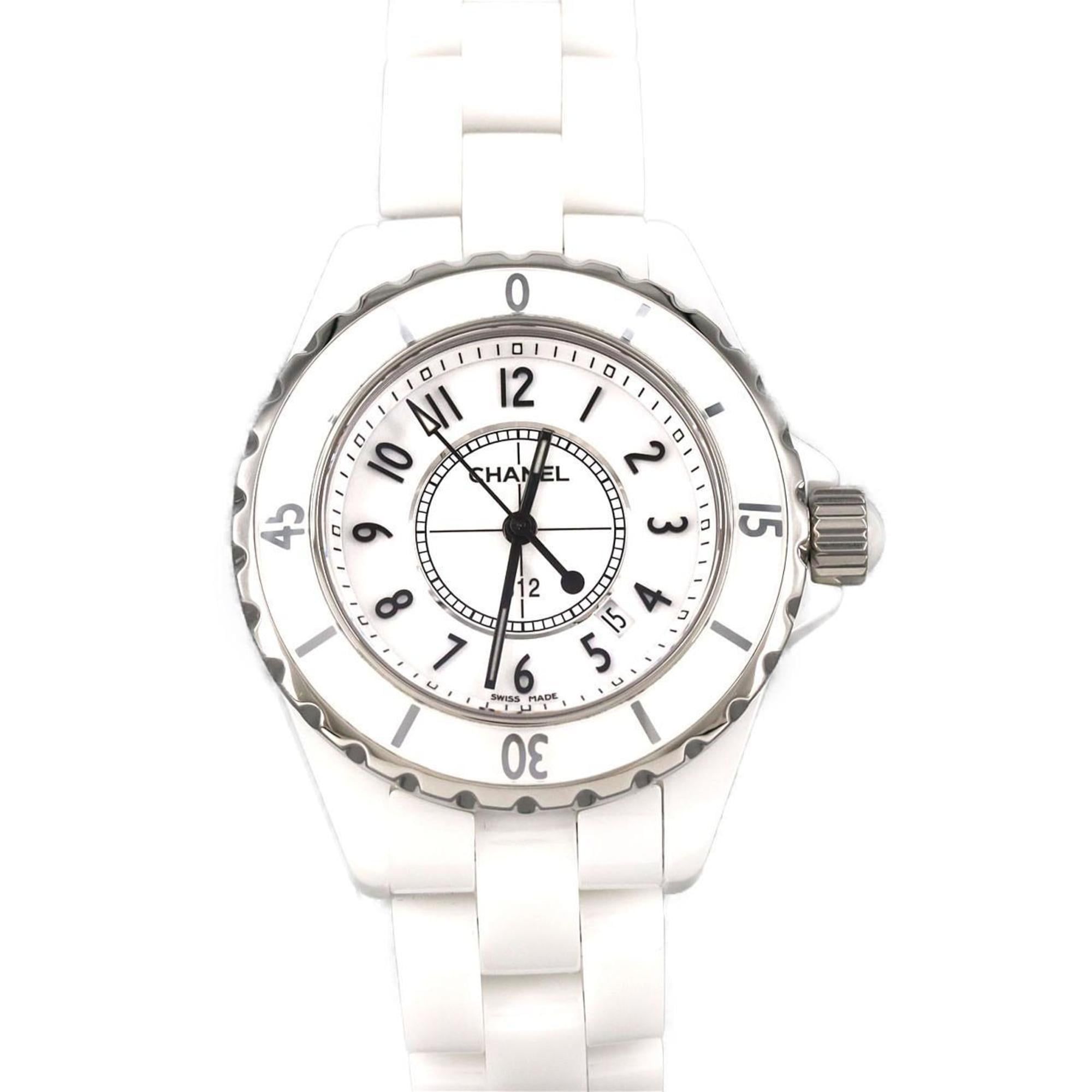 Chanel J12 33mm Ceramic Watch H0968 Quartz Movement