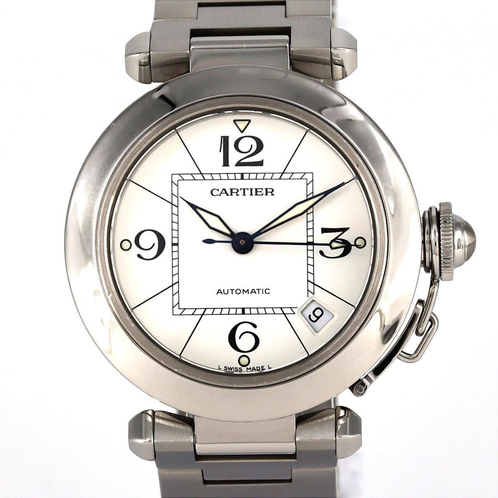 Cartier Pasha C W31074M7 Stainless Steel Automatic Watch