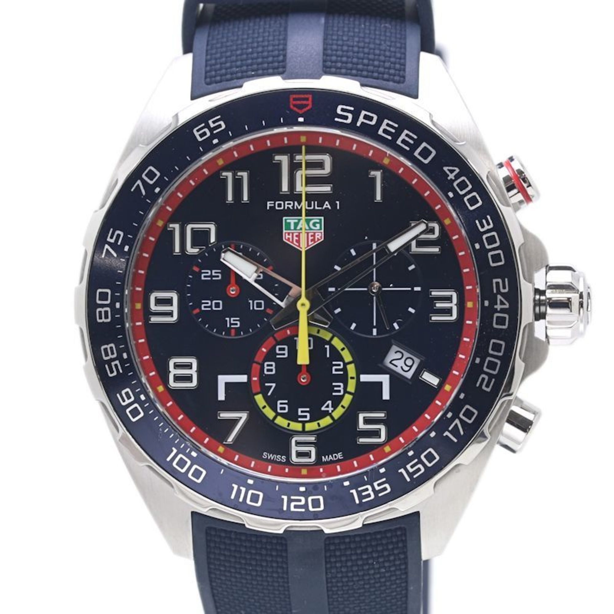 TAG HEUER Formula 1 Chronograph Red Bull Racing CAZ101AL.FT8052 Men's Watch with Stainless Steel Rub