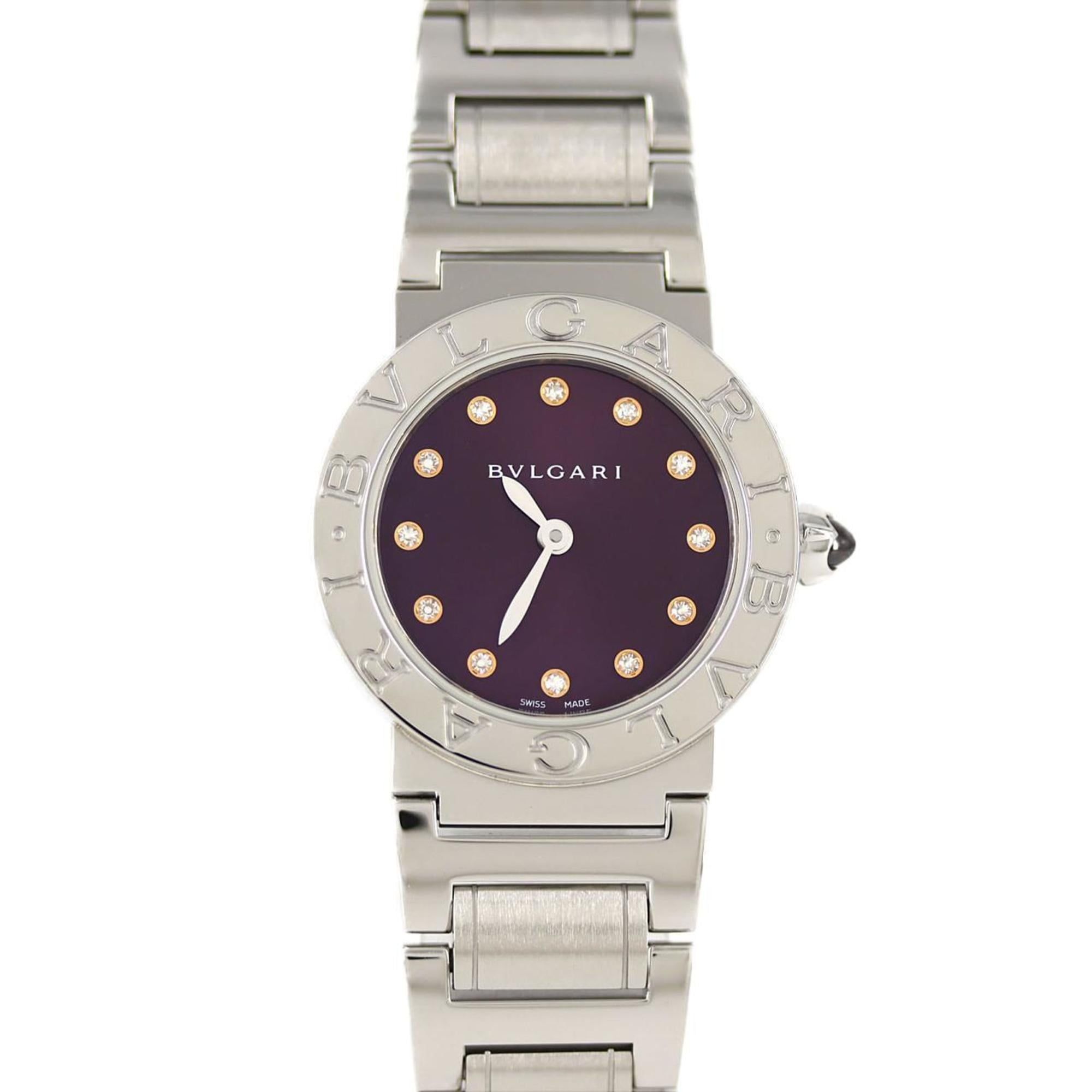 Bvlgari 12P BBL26S BBL26C7SS 12 SS Wristwatch Quartz