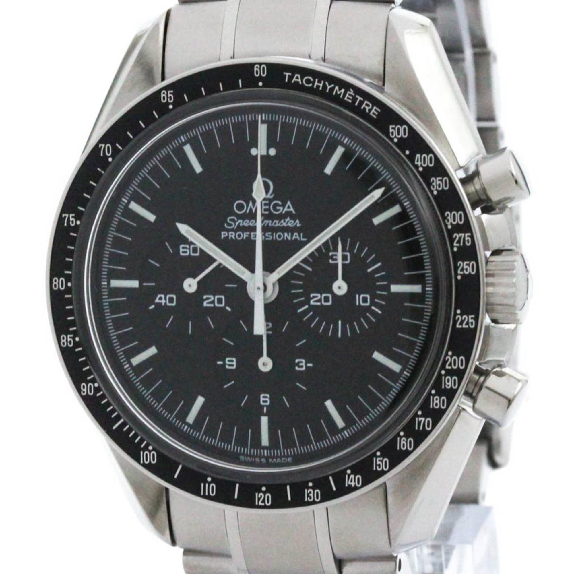OMEGA Speedmaster Professional Apollo 17 LTD Steel Moon Watch 3574.51 Polished