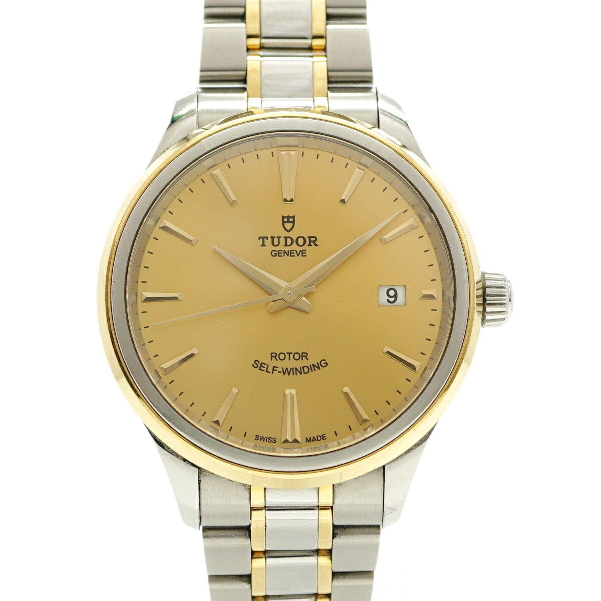 Tudor Style 12503 Gold Dial Men's Watch
