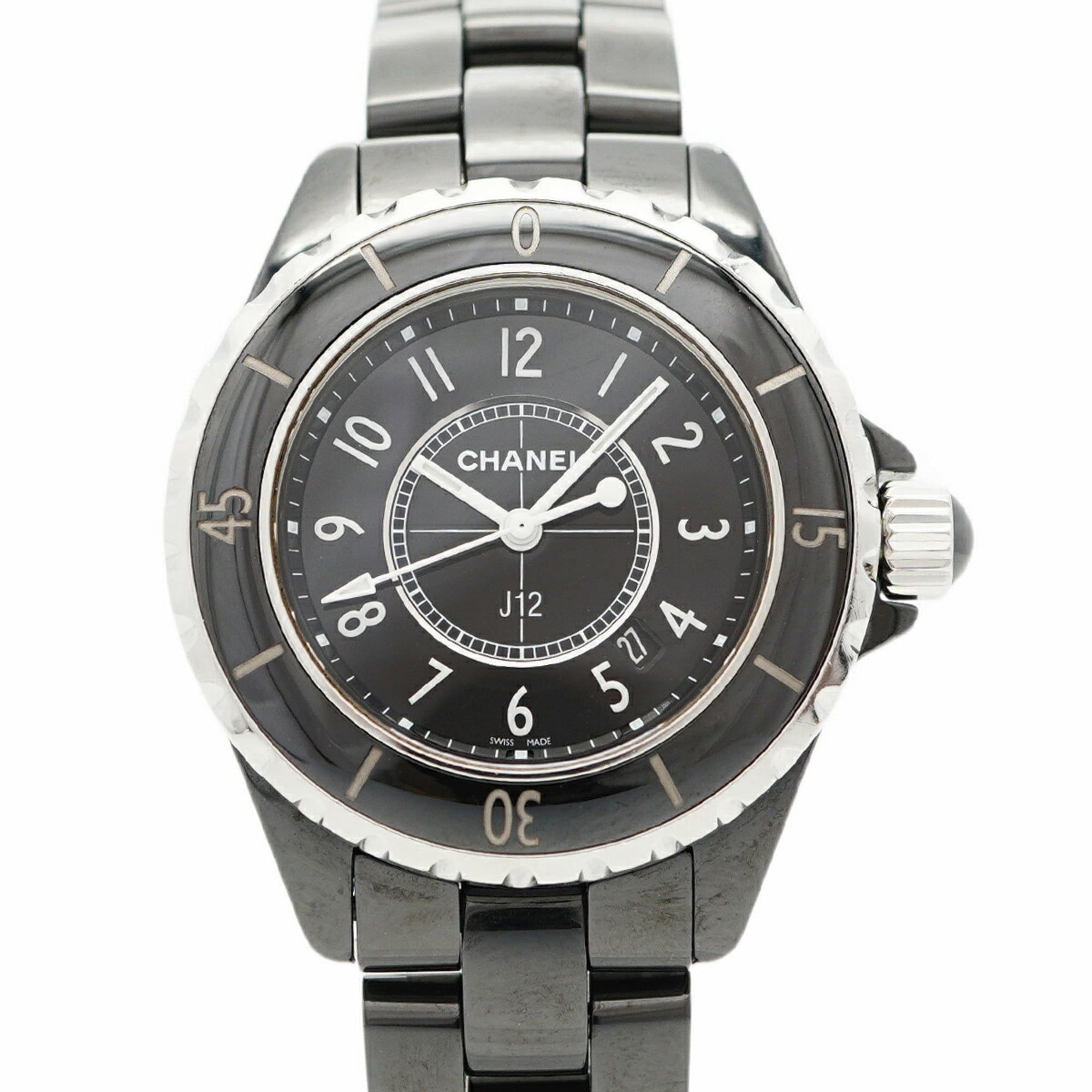 Chanel J12 H0682 Black Dial Women's Watch