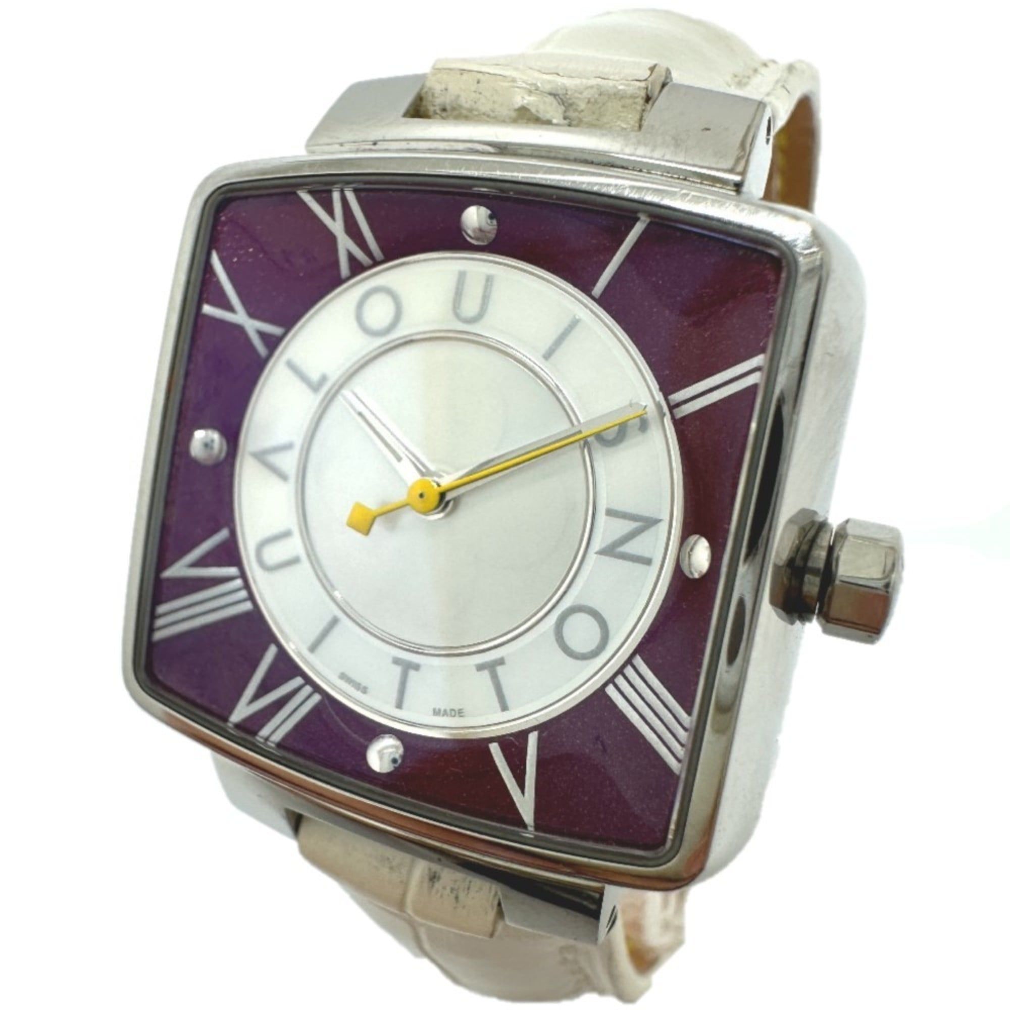 LOUIS VUITTON Q221J Magic Speedy Quartz Watch, Stainless Steel, Women's, Silver