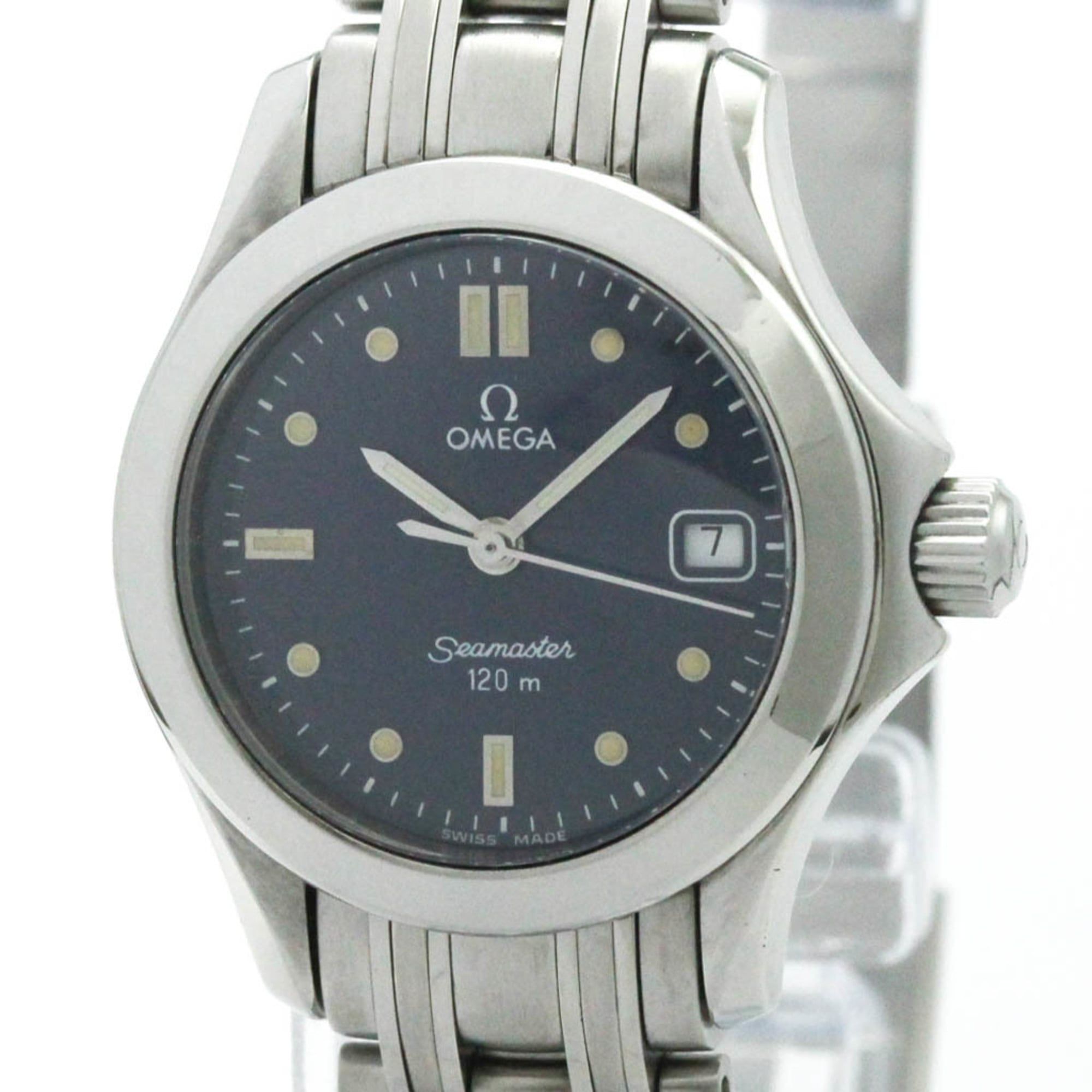 OMEGA Seamaster 120M Steel Quartz Ladies Watch 2581.80 Polished