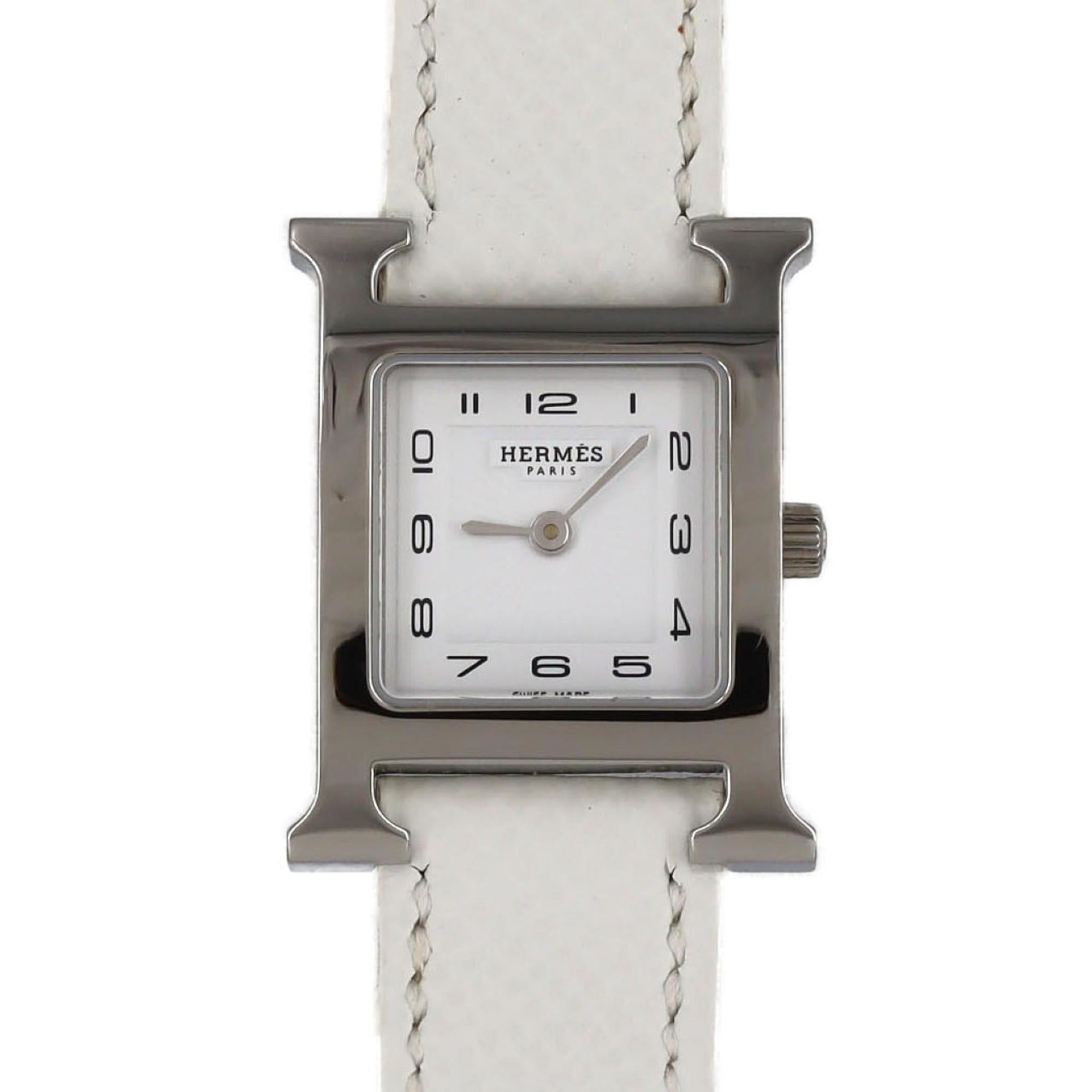 HermÃ¨s H Watch HH1.210 SS Quartz Wristwatch