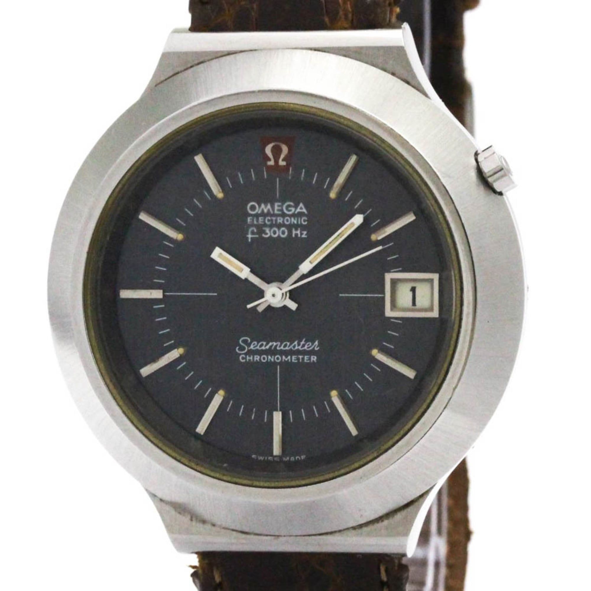 OMEGA Seamaster Electronic f300 Hz Steel Quartz Mens Watch 198.012