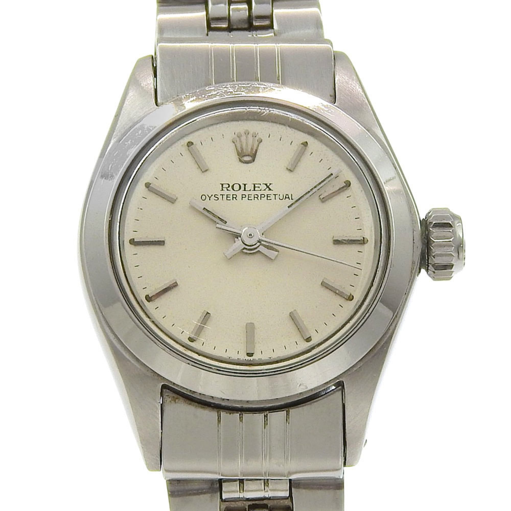 Rolex Oyster Perpetual watch, caliber 1161 6623, stainless steel, 1967, silver, automatic, analog di
