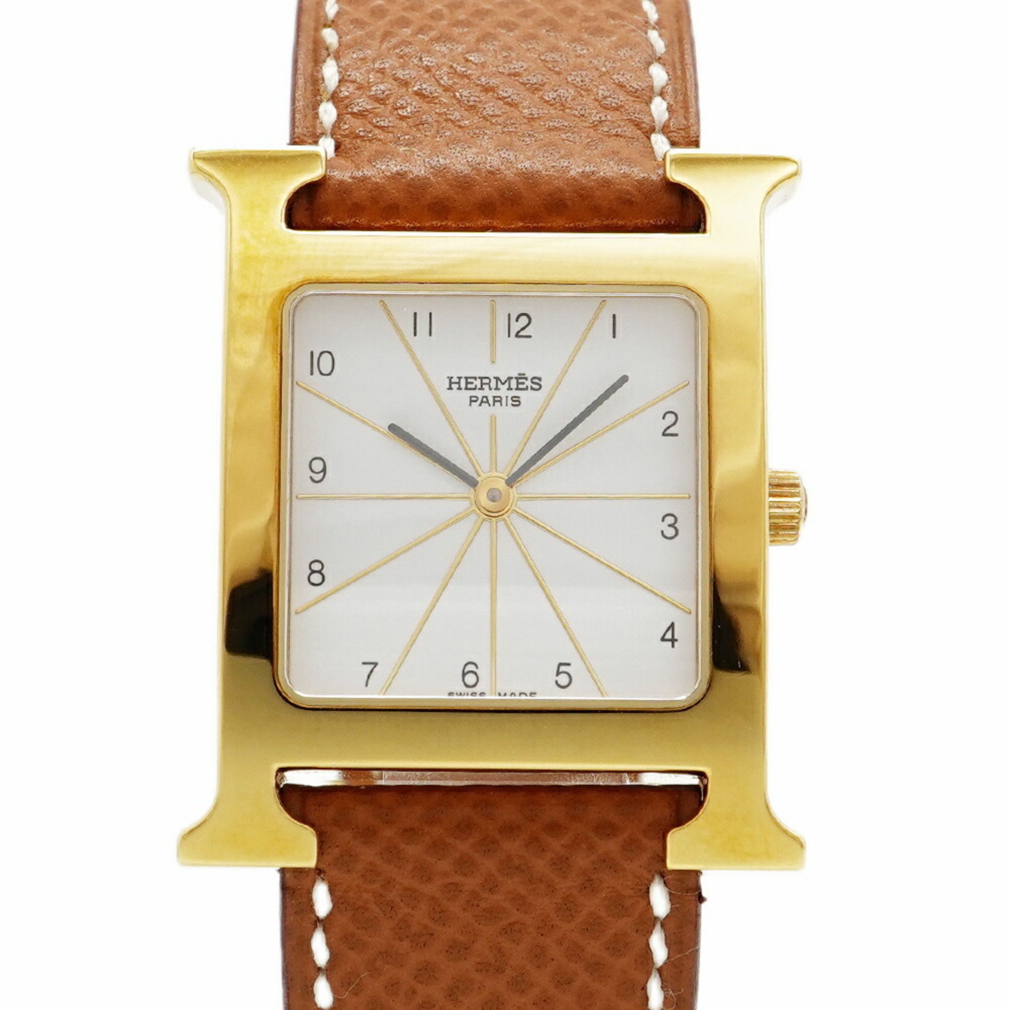 HermÃ¨s H Watch HH1.501 White Dial Women's