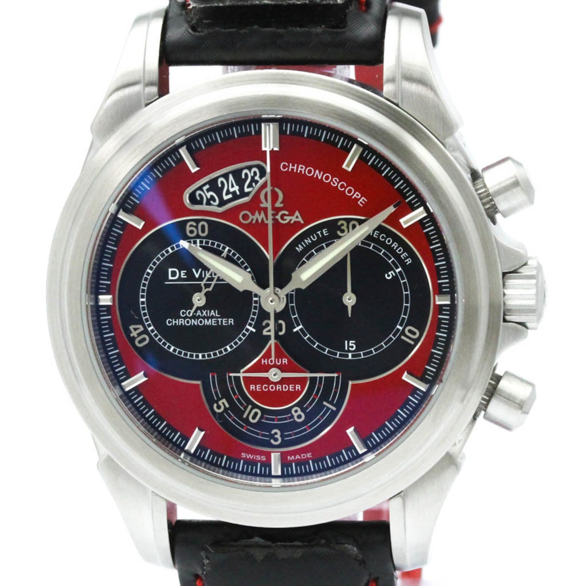 OMEGA De Ville Chronoscope CO-Axial Steel Watch 4851.61.31 Polished