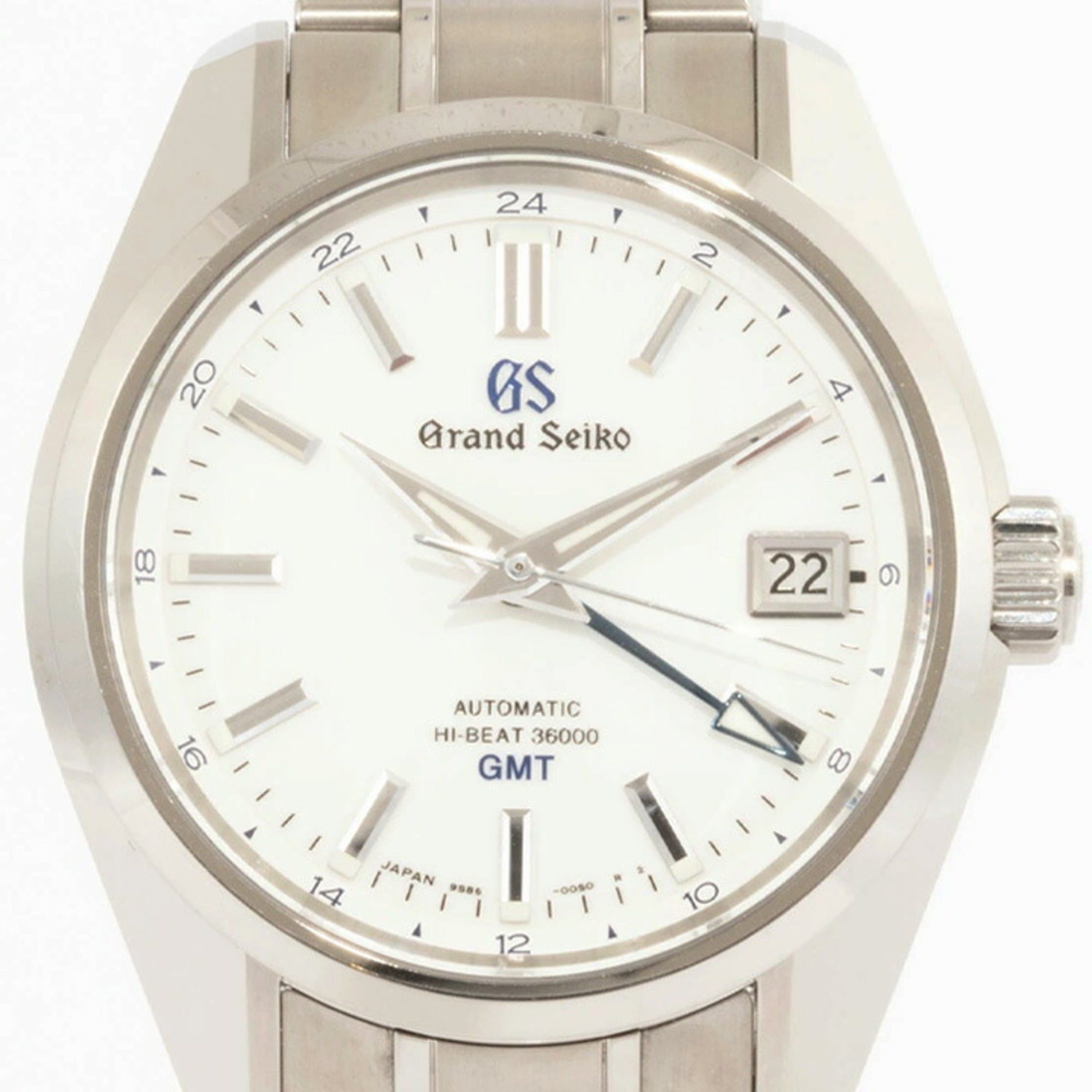 Grand Seiko Heritage Collection Mechanical Hi-Beat Watch SBGJ255 Bright Titanium Silver Men's