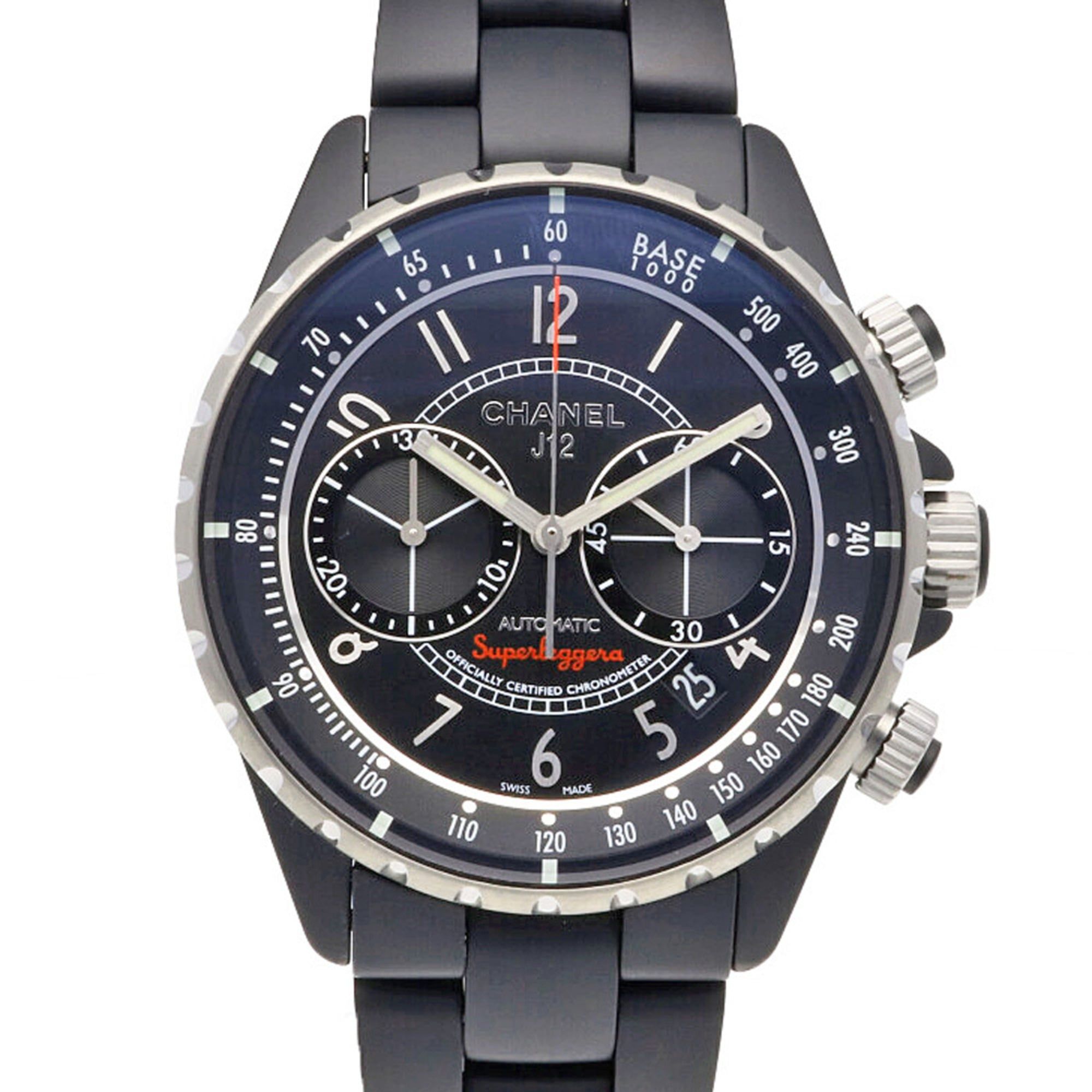 Chanel J12 Superleggera Ceramic Automatic Men's Chronograph Watch, Overhauled