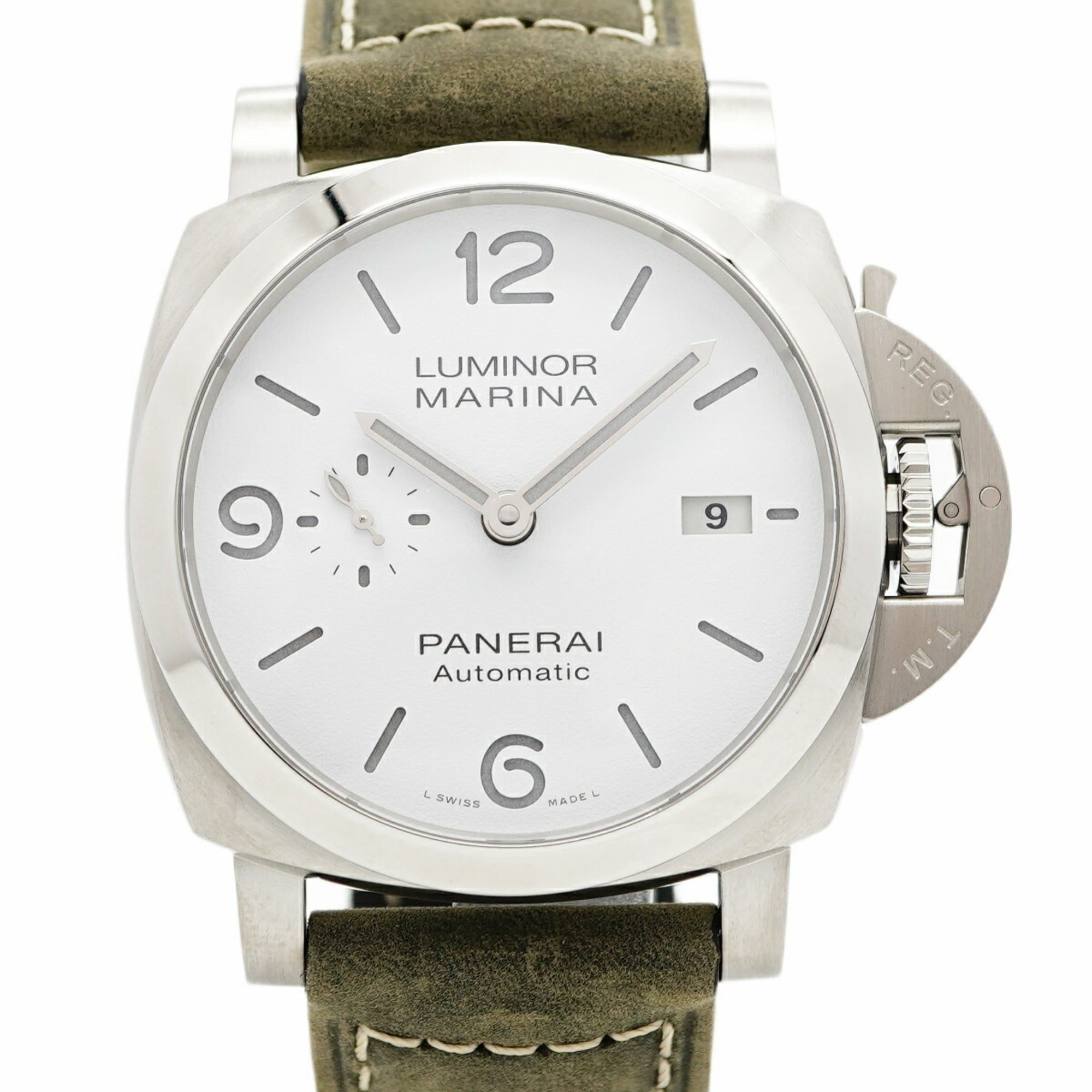 Officine Panerai Luminor Marina PAM01314 White Dial Men's Watch
