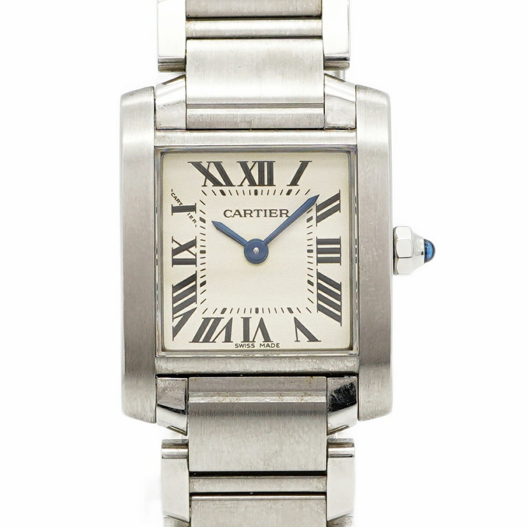 Cartier Tank FranÃ§aise SM W51008Q3 Ivory Dial Women's Watch