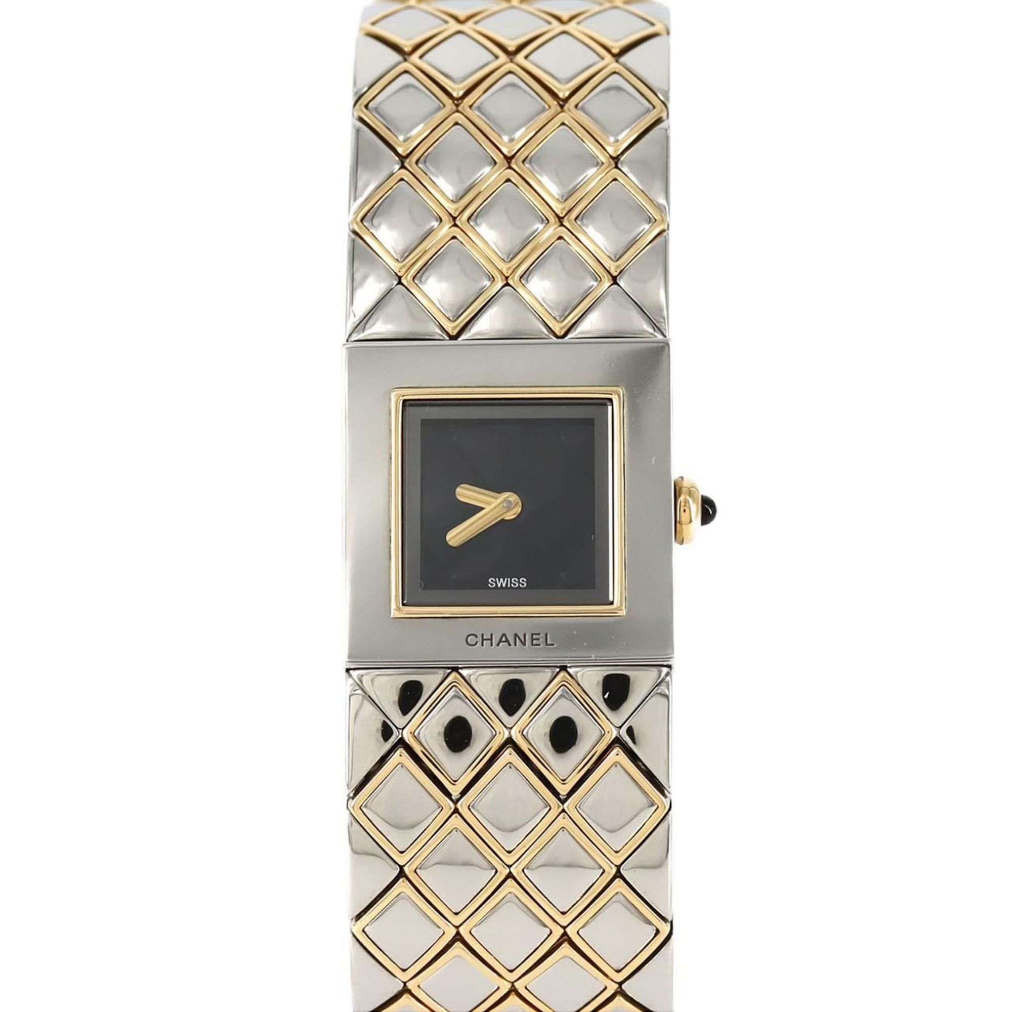 Chanel Matelasse Two-tone Watch H0475 SSxYG Quartz Movement