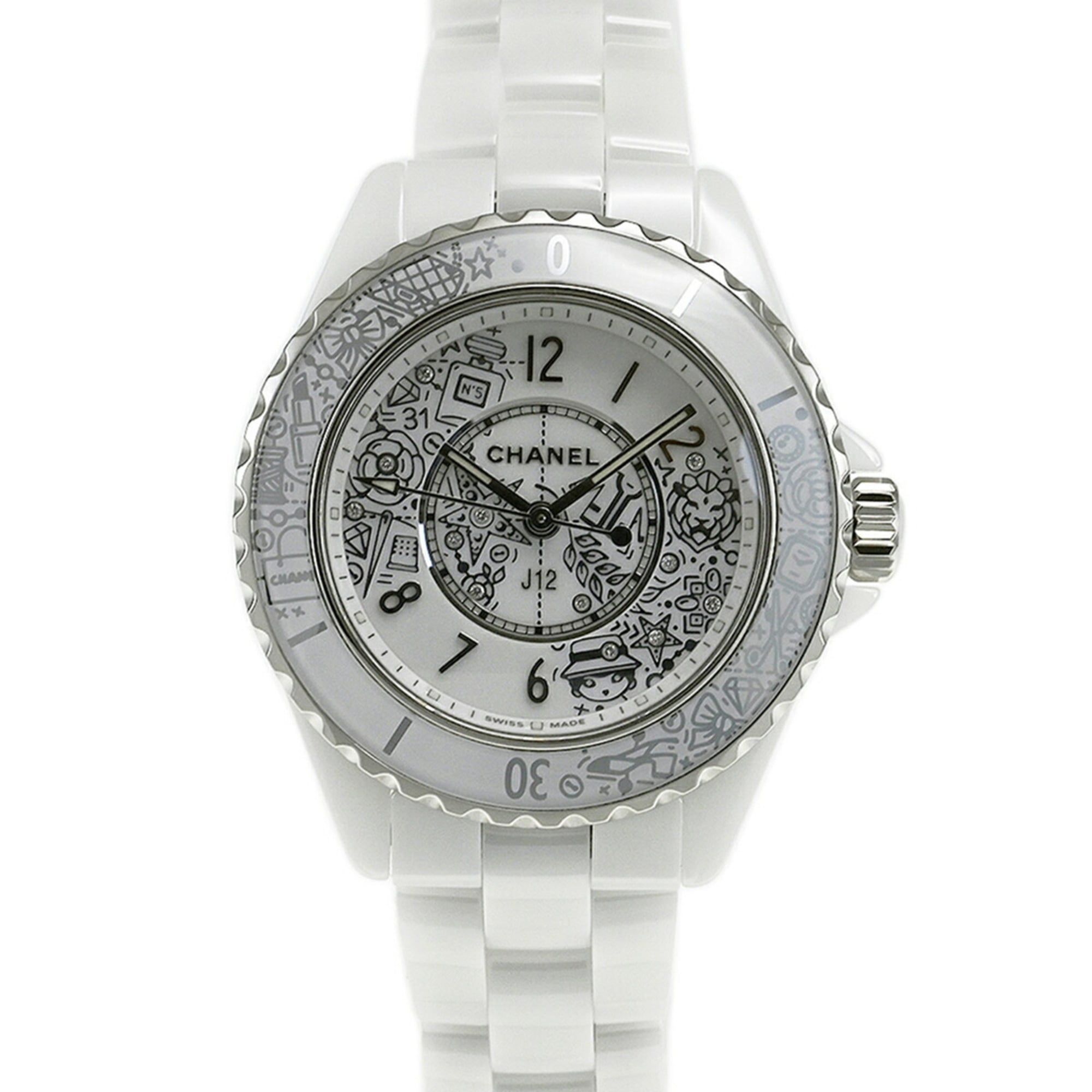 CHANEL J12 33mm 20th Anniversary Limited Edition Watch, to 2020 Pieces, H6477, Women's