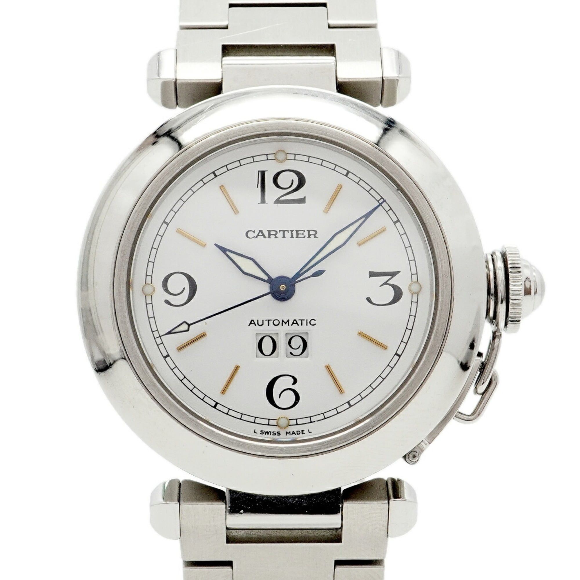 Cartier Pasha C W31044M7 White Dial Watch for Men and Women