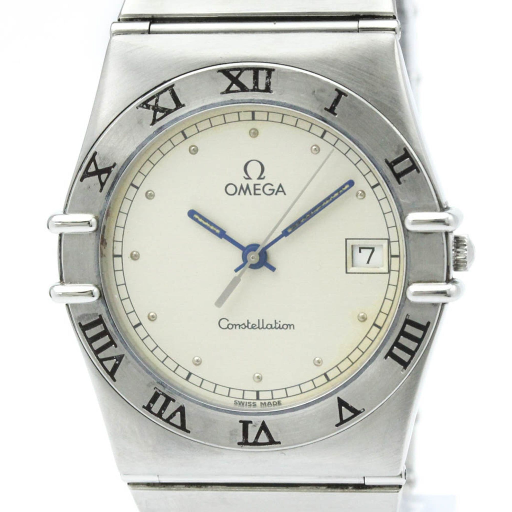 OMEGA Constellation Stainless Steel Quartz Mens Watch 396.1070 Polished