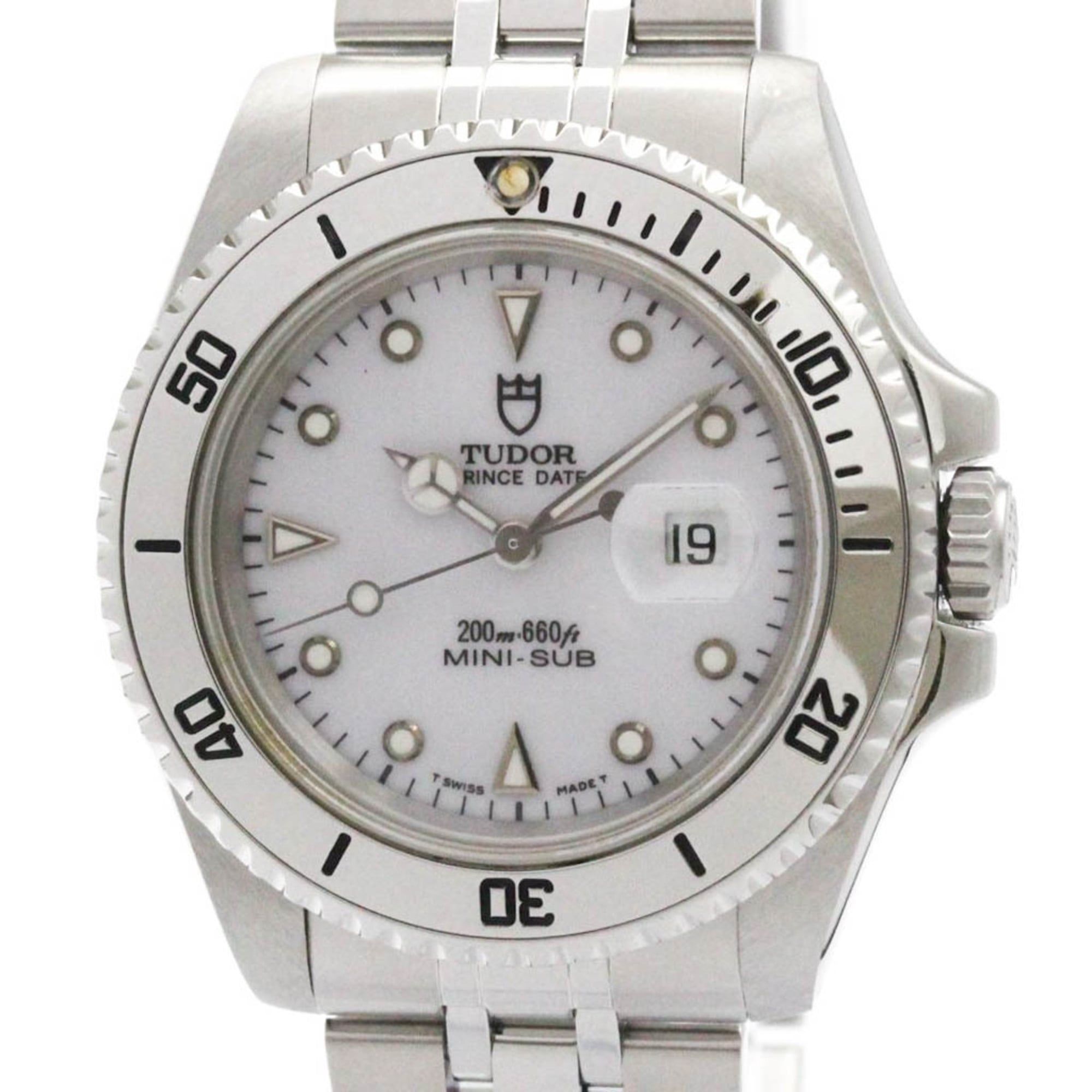 TUDOR Prince Date MINI-SUB Steel Automatic Unisex Watch 73190 Polished