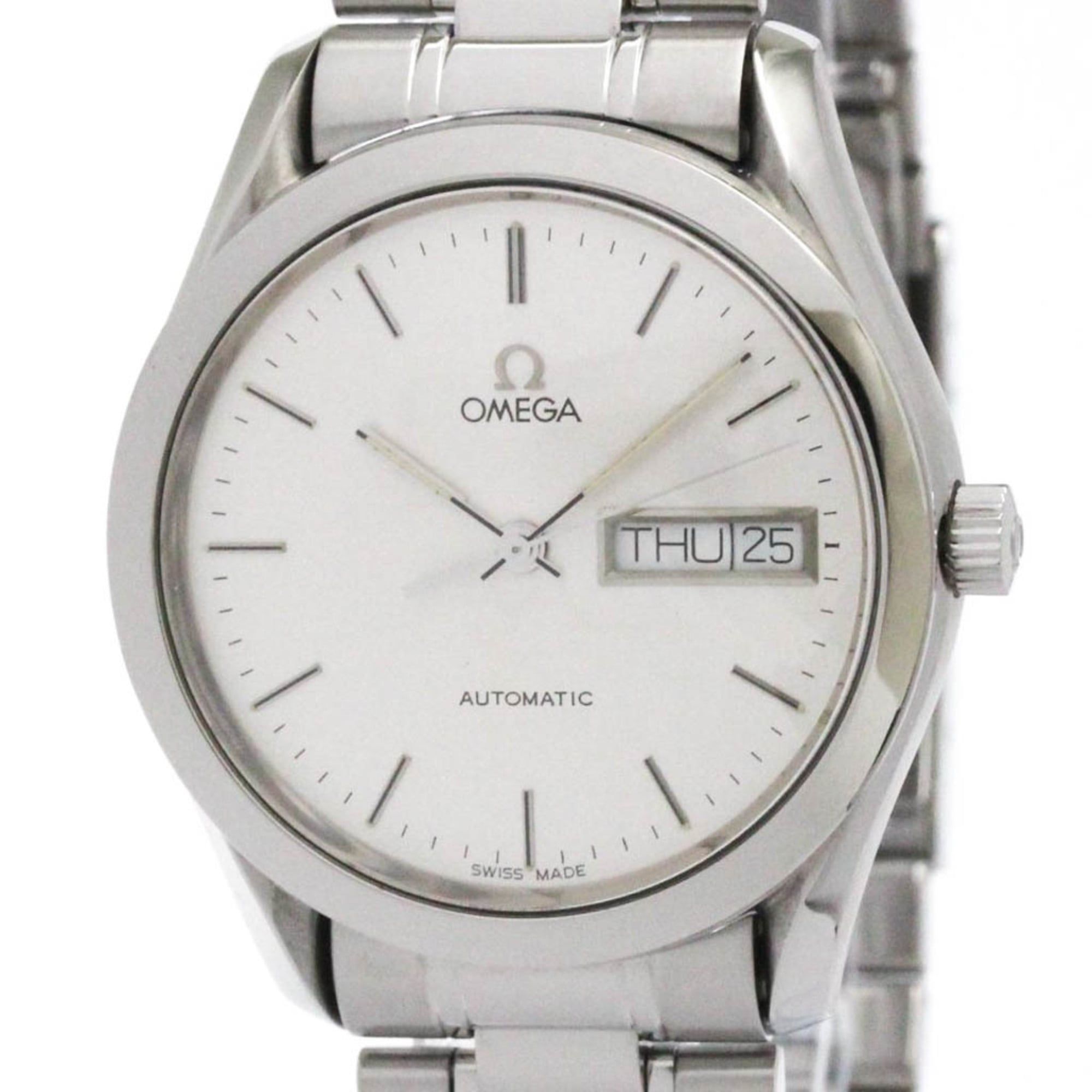 OMEGA Classic Day Date Steel Automatic Mens Watch 5122.31 Polished