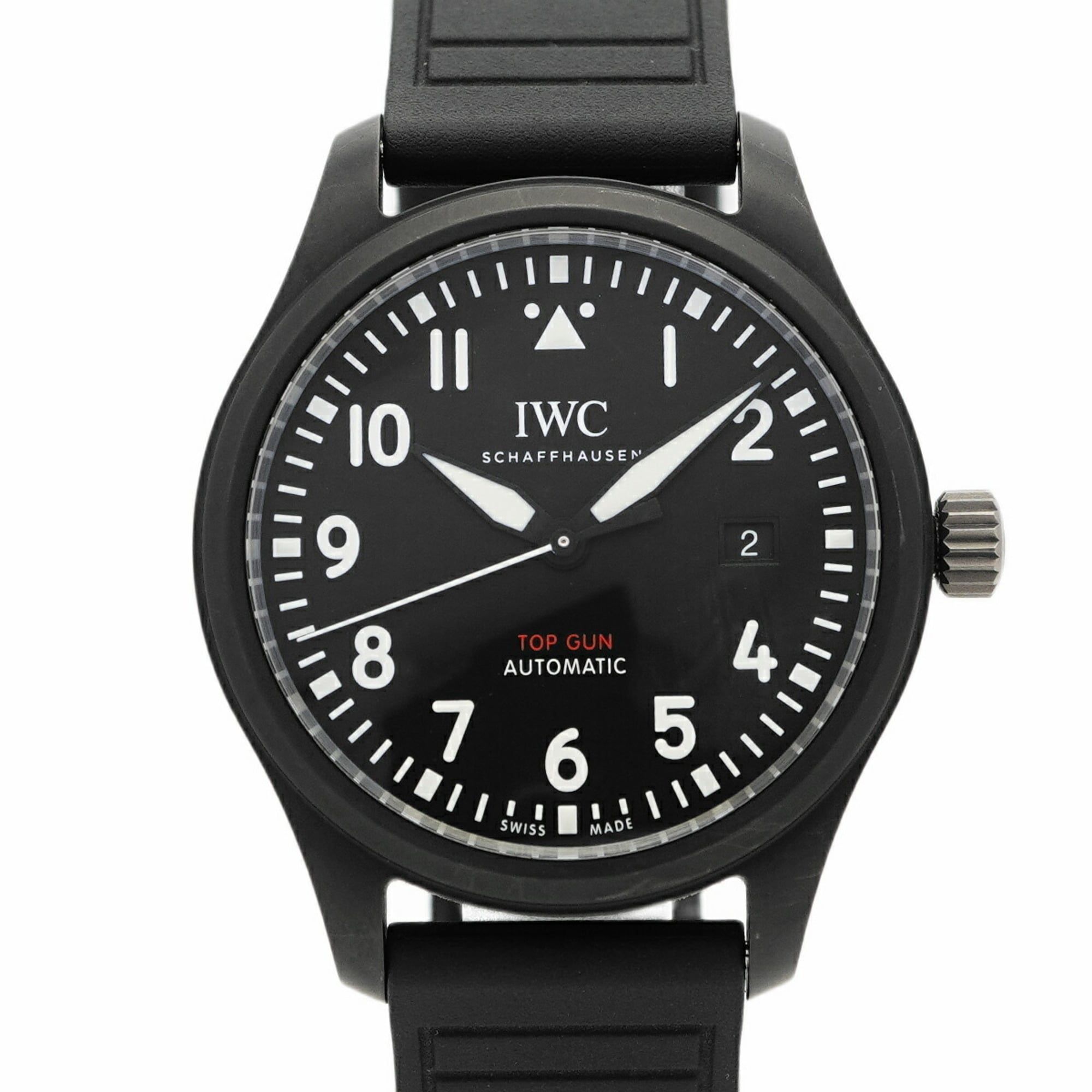 IWC Schaffhausen Pilot's Watch Top Gun IW326906 Black Dial Men's