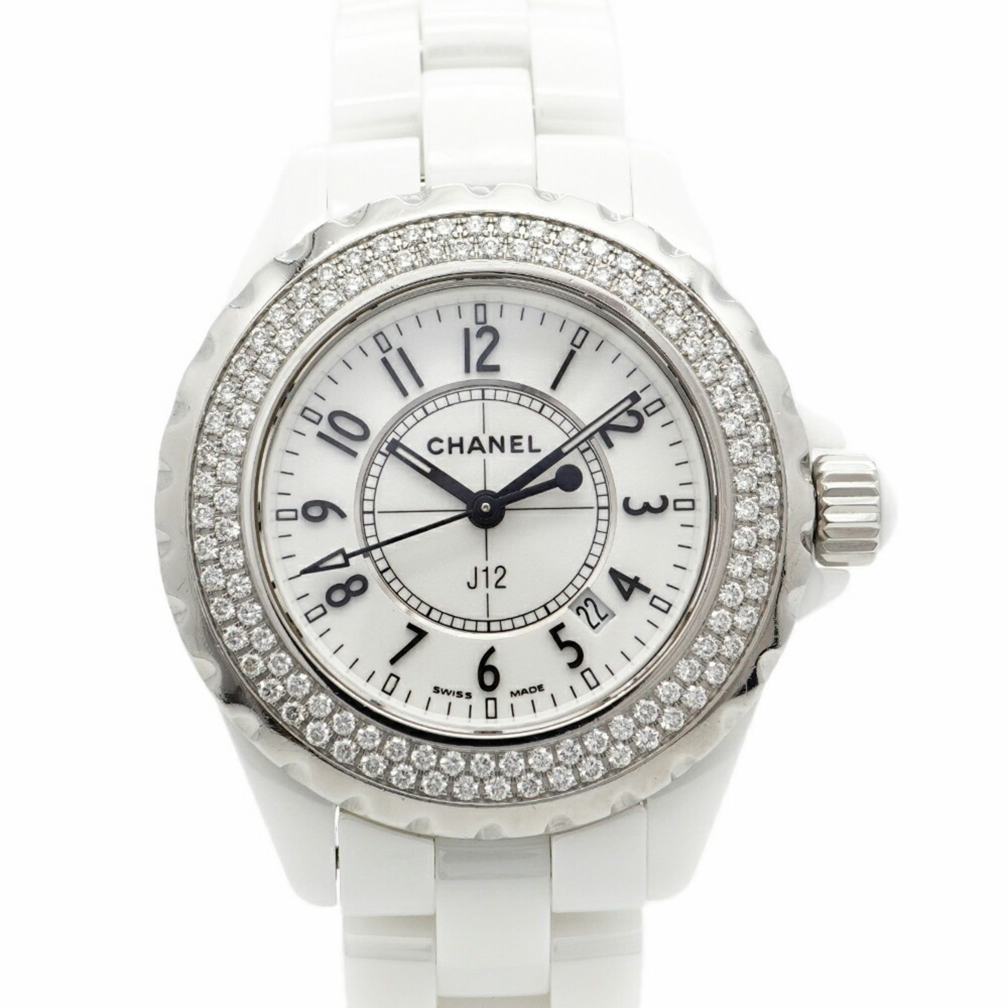 Chanel J12 H0967 White Dial Women's Watch
