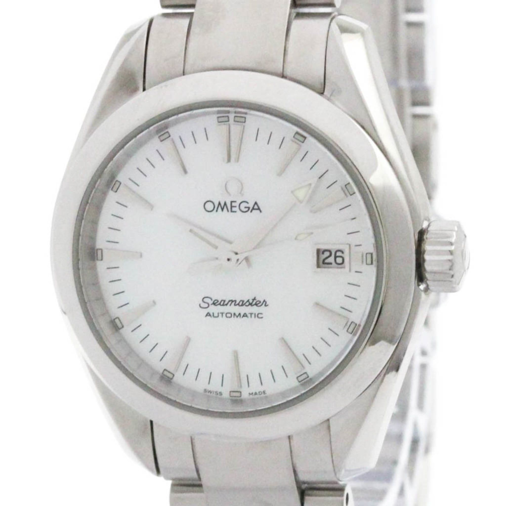 OMEGA Seamaster Aqua Terra MOP Dial Automatic Watch 2573.70 Polished