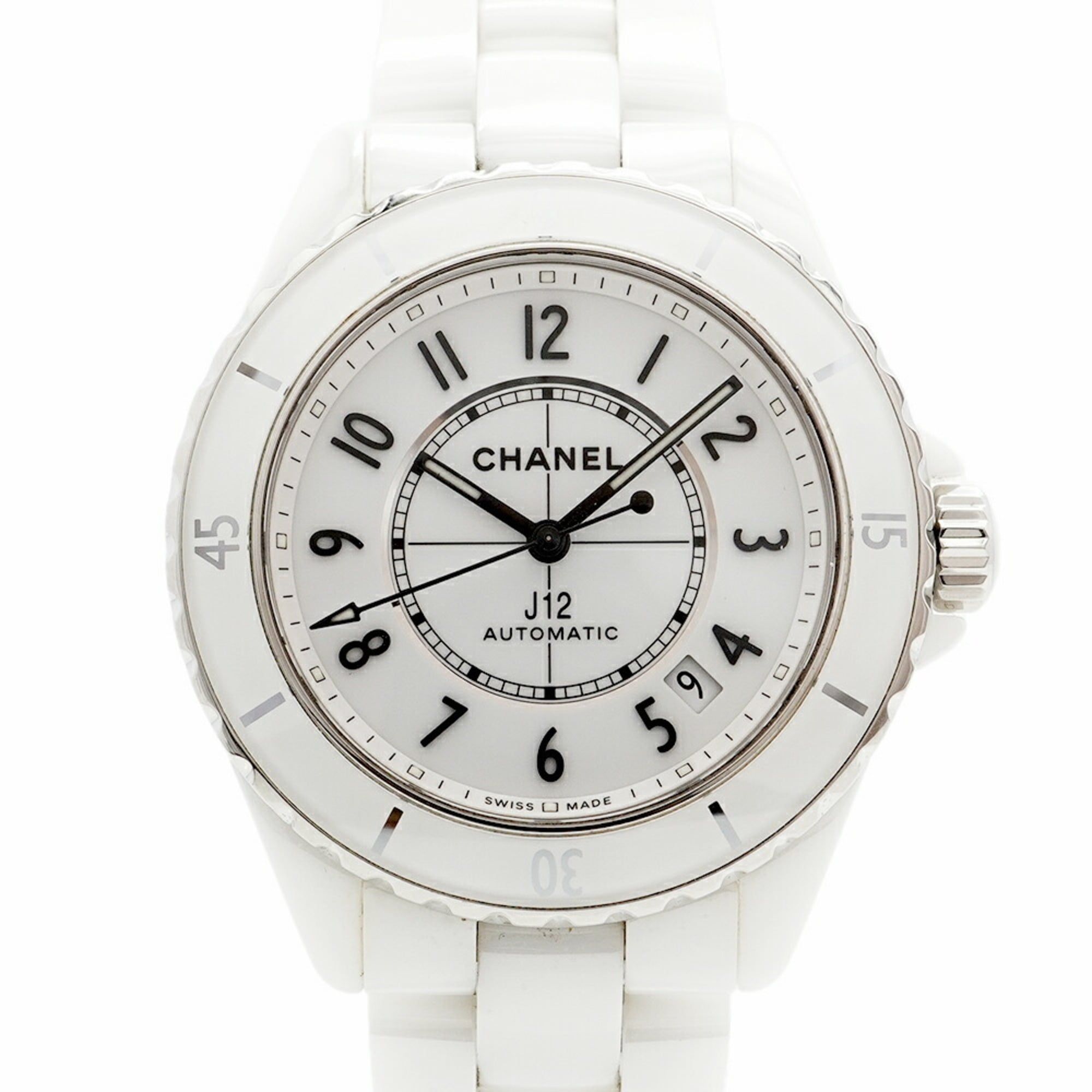 Chanel J12 H5700 White Dial Men's Watch