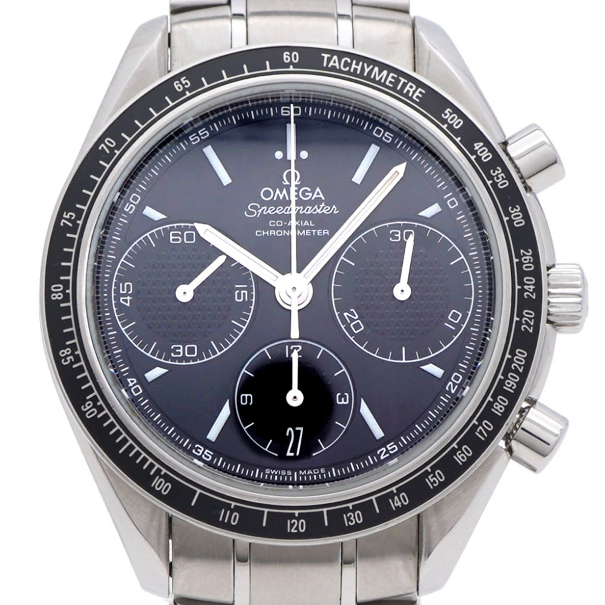 Excellent condition Omega Speedmaster Racing 326.30.40.50.01.001 automatic watch in stainless steel