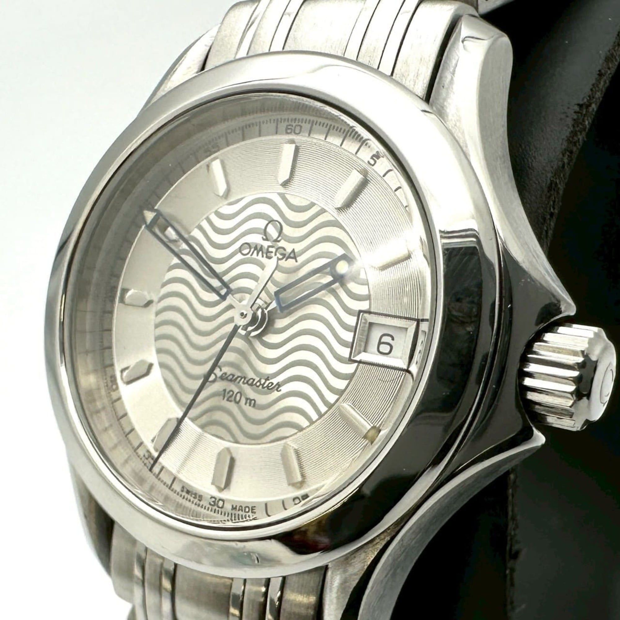 OMEGA Seamaster 120 2581.31 Date Quartz Stainless Steel Silver Women's Watch