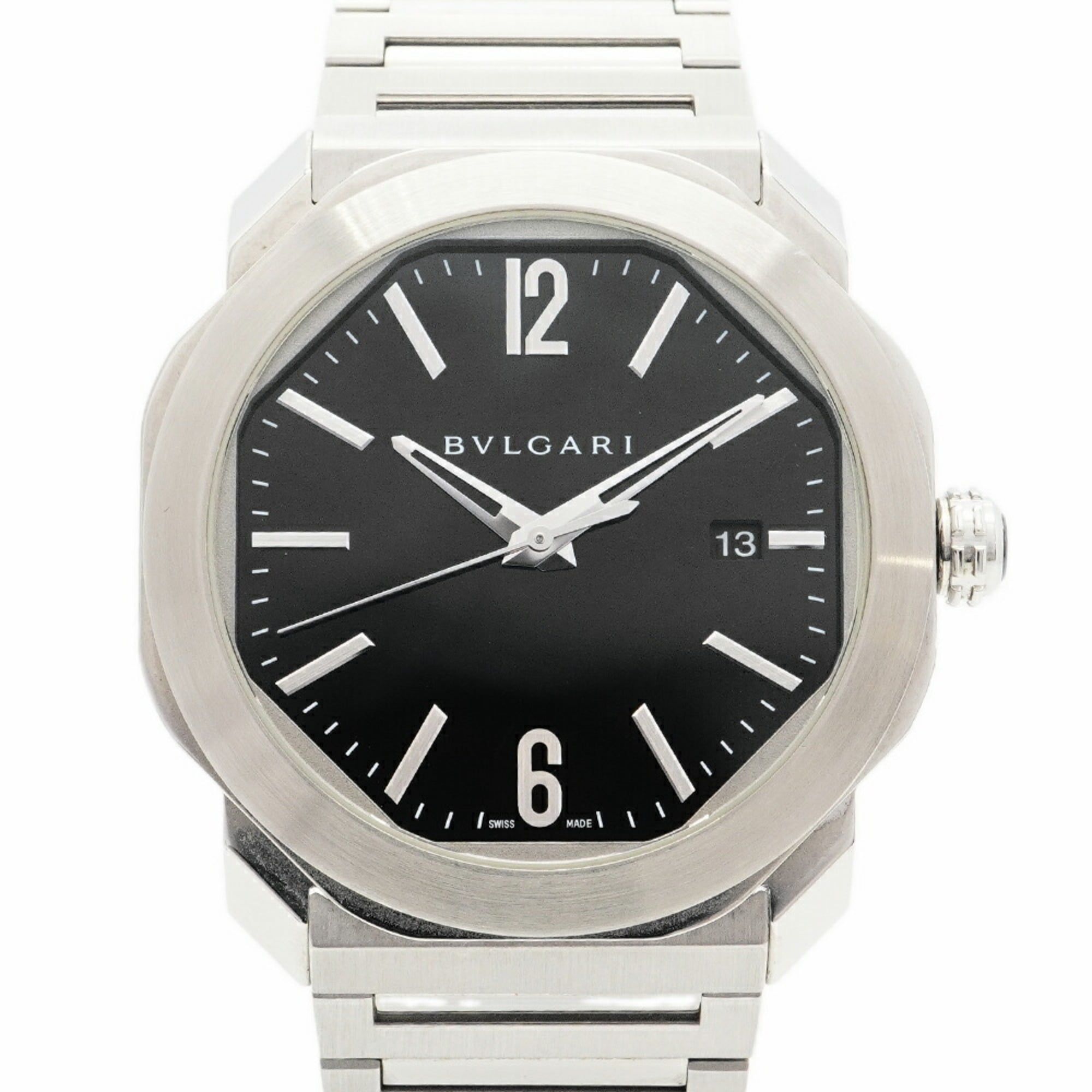 Bvlgari Octo Roma OC41S Black Dial Men's Watch