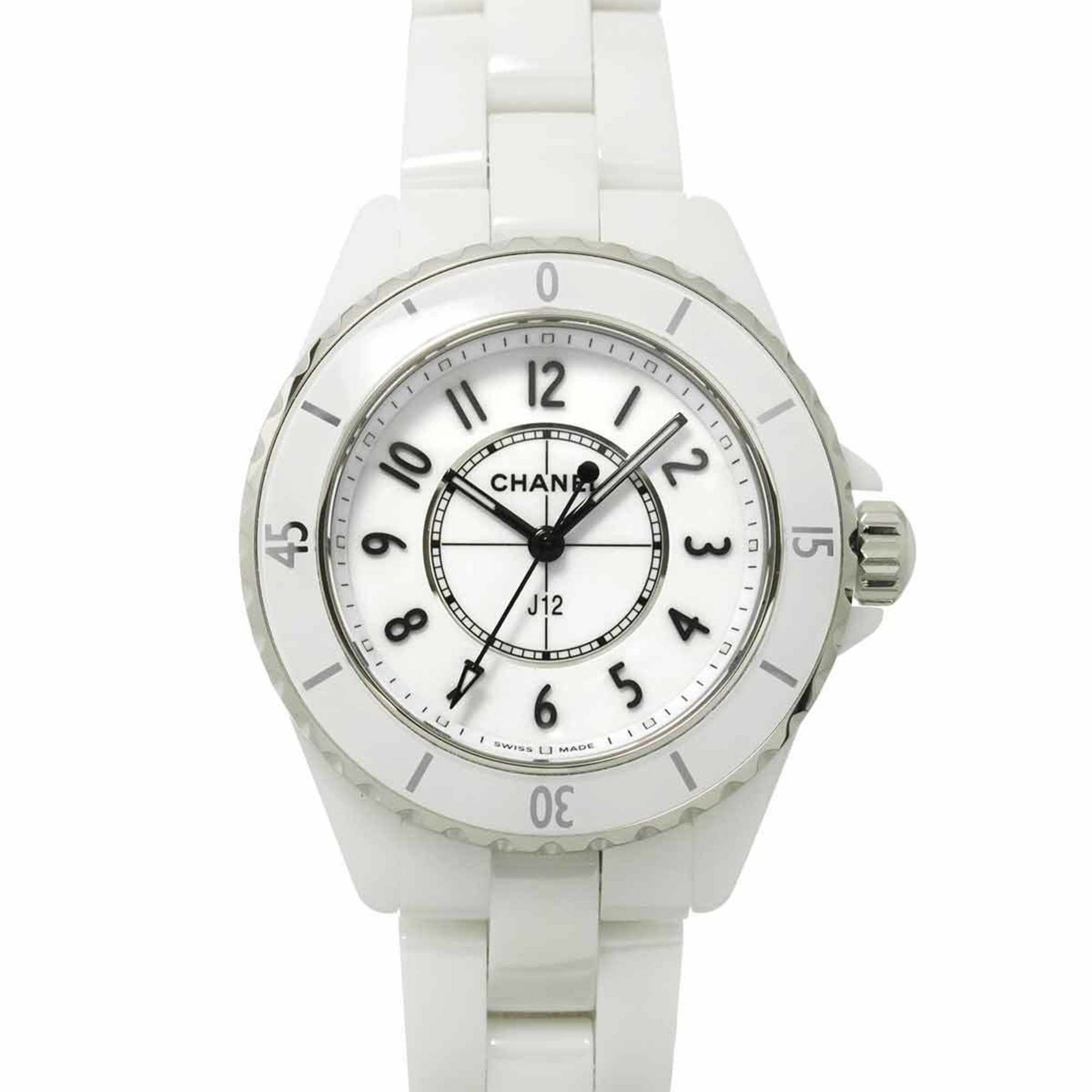 CHANEL J12 33mm H5698 Women's White Ceramic Quartz Watch