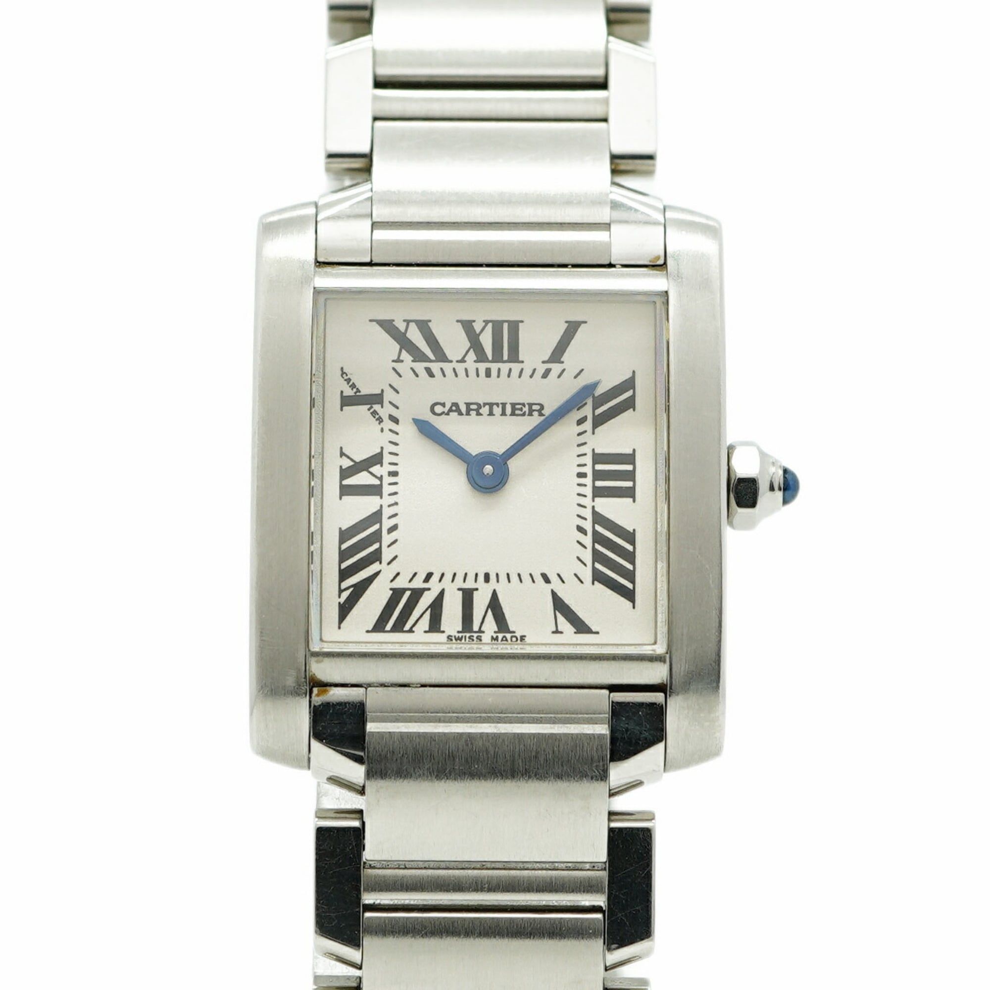 Cartier Tank FranÃ§aise SM W51008Q3 Ivory Dial Women's Watch