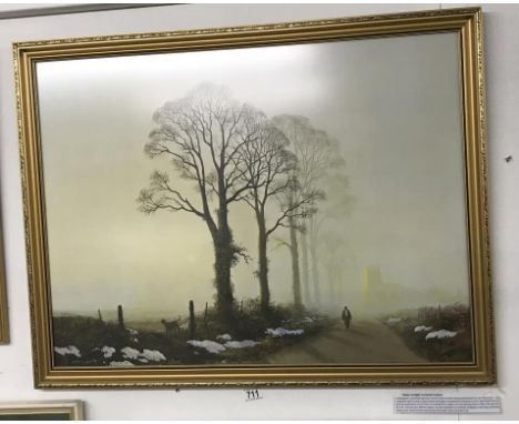A photographic open print 'winter sunlight' by Gerald Coulson. Image 74cm x 56cm