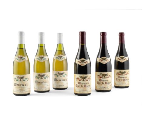 Meursault 1996 (1)(stained &amp; nicked capsule)Meursault 1997 (2)J-F Coche-Dury(Nos. 11438 &amp; 11440; u. 1 x 4cms &amp; si