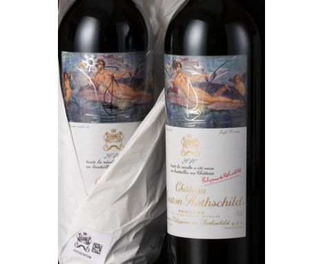 Château Mouton Rothschild 2010 Pauillac 1er Grand Cru Classé6 bottles owcThis lot is subject to the following lot symbols: ΔΔ
