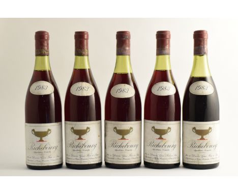 Richebourg 1983 Domaine Gros Frère &amp; Soeur(u. 2 x 3, 1 x 4, 1 x 5cms below base of capsules; bin-soiled, damp-affected &a