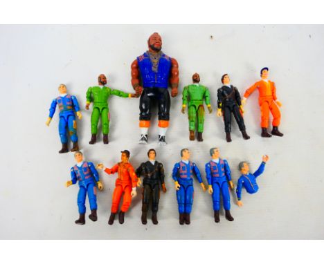 Galoob - A loose collection of mainly 3 3/4" A-Team action figures by Galoob / Cannell. Lot includes Murdoch; Hannibal; Mr. T