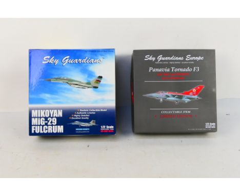 Witty Wings - Sky Guardians - Two boxed diecast 1:72 scale military aircraft from Sky Guardians. Lot consists of WTW72019044 